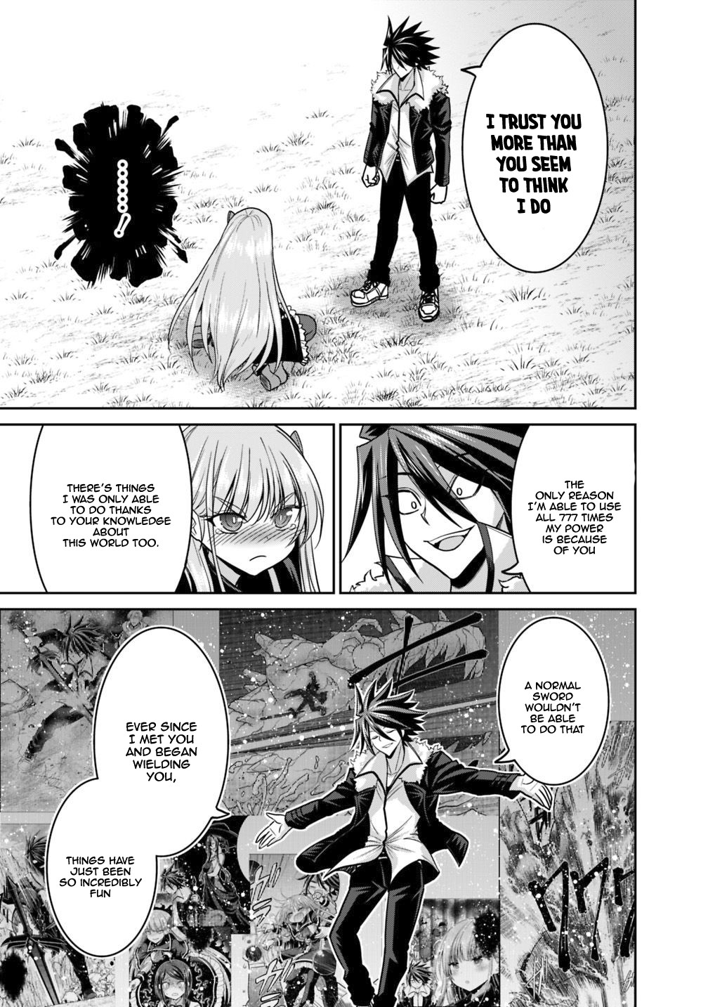 Kujibiki Tokushou Musou Harem-ken Chapter 12.1 page 16 - Chapter 12.1 - 12.2: A Bond With The Demon Sword, And A New Adversary?!