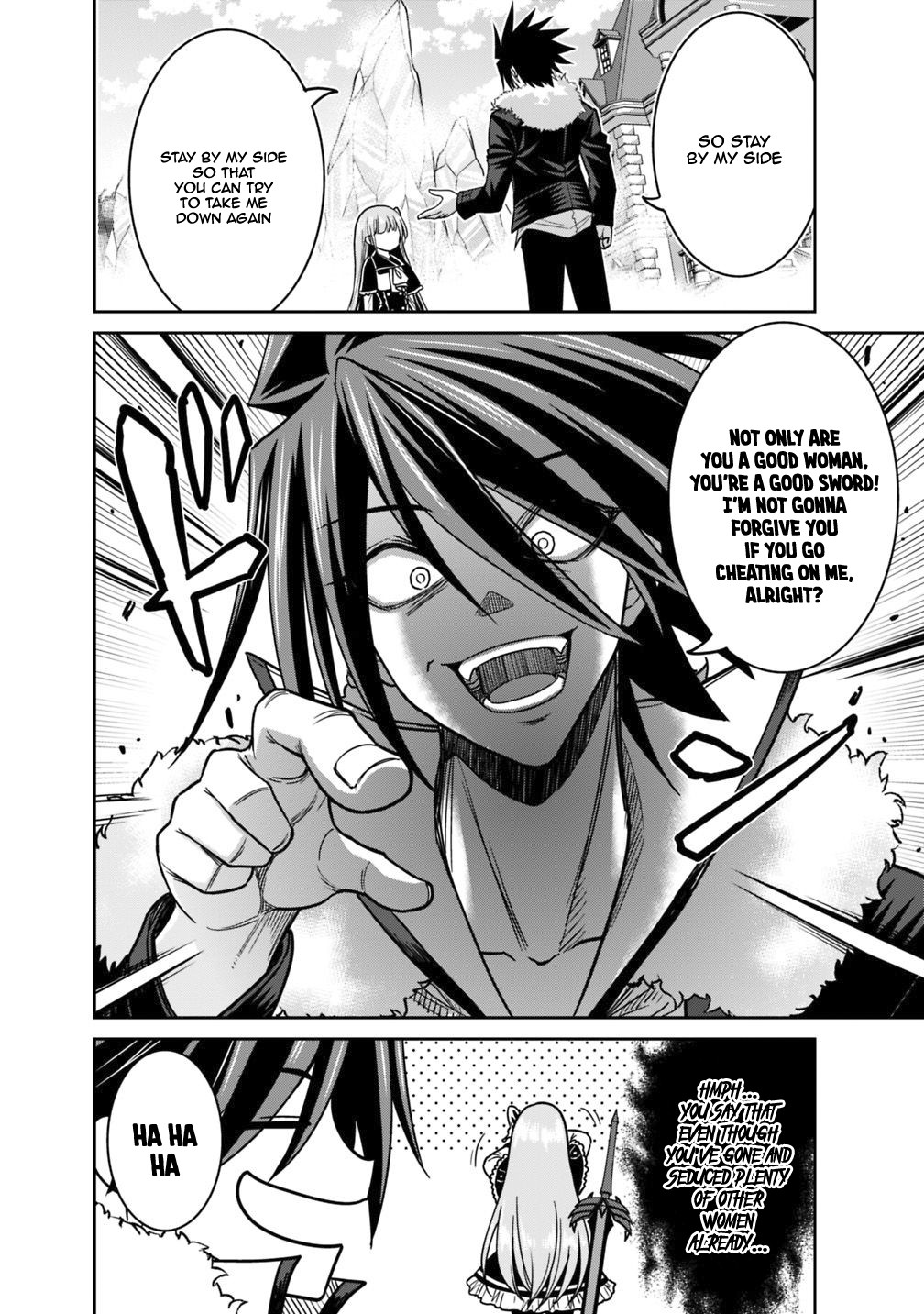 Kujibiki Tokushou Musou Harem-ken Chapter 12.1 page 17 - Chapter 12.1 - 12.2: A Bond With The Demon Sword, And A New Adversary?!