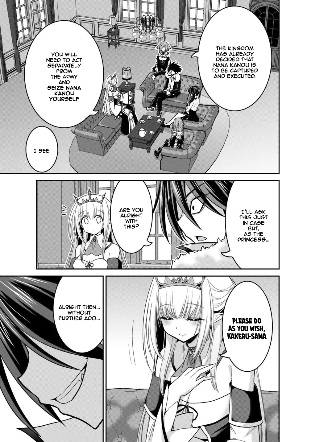 Kujibiki Tokushou Musou Harem-ken Chapter 12.1 page 34 - Chapter 12.1 - 12.2: A Bond With The Demon Sword, And A New Adversary?!
