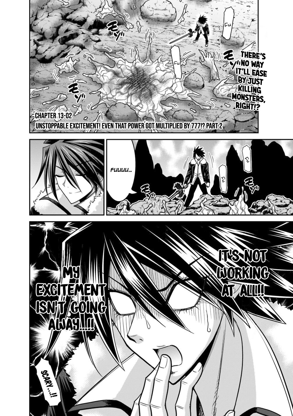 Kujibiki Tokushou Musou Harem-ken Chapter 13.1 page 18 - Chapter 13.1 - 13.2: Unstoppable Excitement! Even That Power Got Multiplied By 777!? Part I