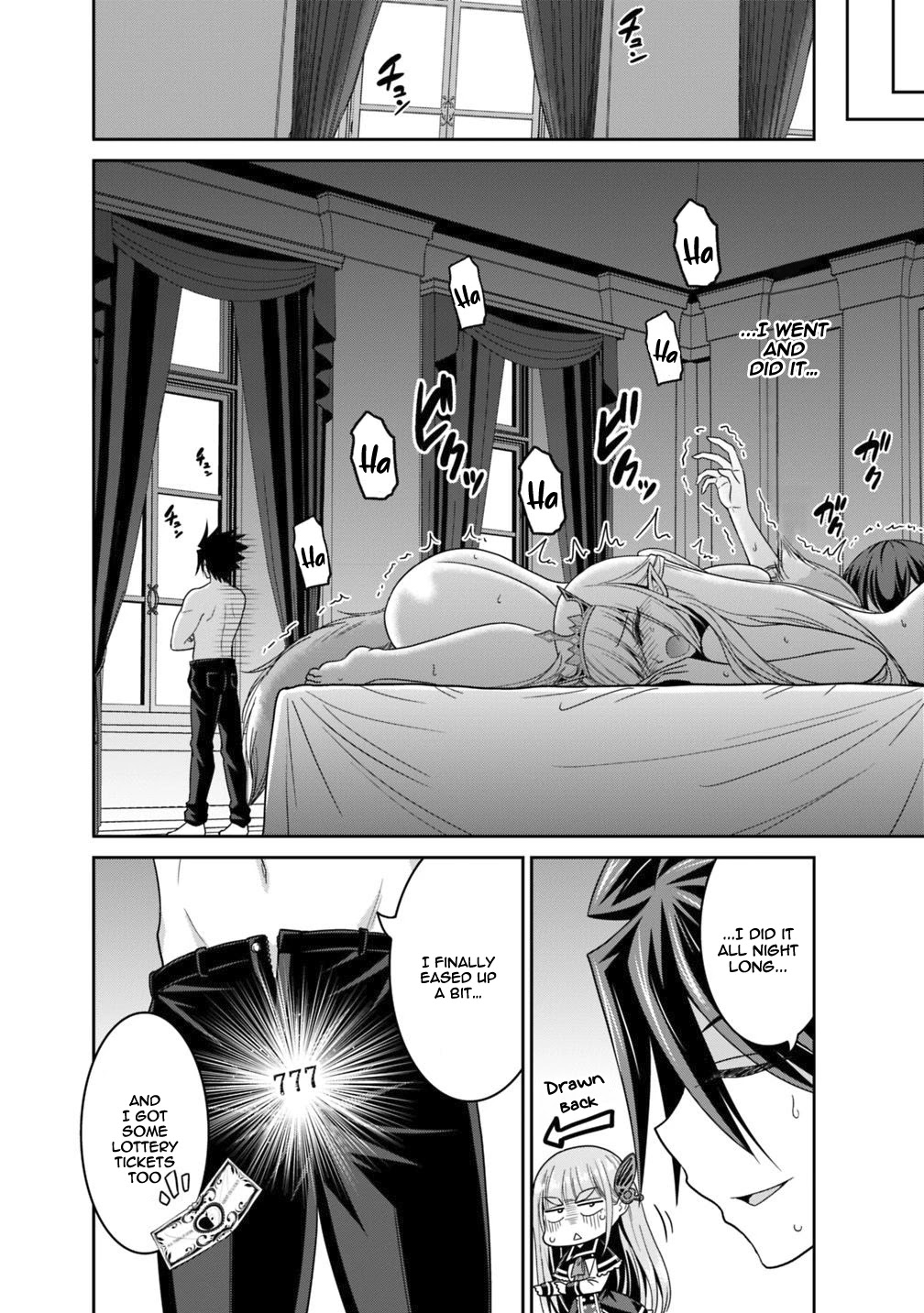 Kujibiki Tokushou Musou Harem-ken Chapter 13.1 page 26 - Chapter 13.1 - 13.2: Unstoppable Excitement! Even That Power Got Multiplied By 777!? Part I