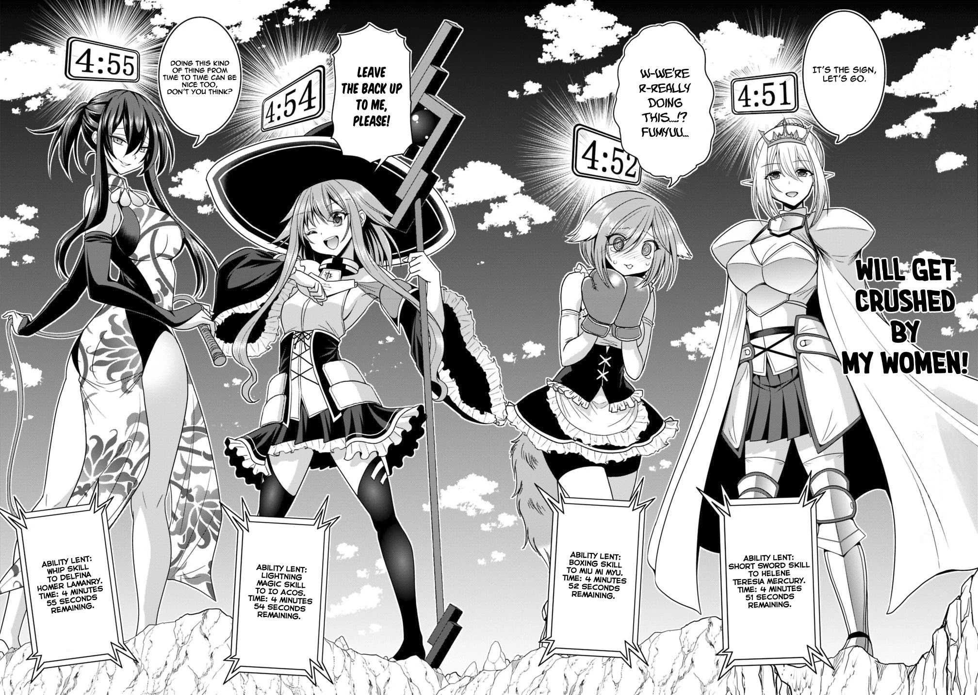 Kujibiki Tokushou Musou Harem-ken Chapter 15.1 page 12 - Chapter 15.1 - 15.2: Brave Women! Put An End To The Barbarian Army's Ambition! Part I