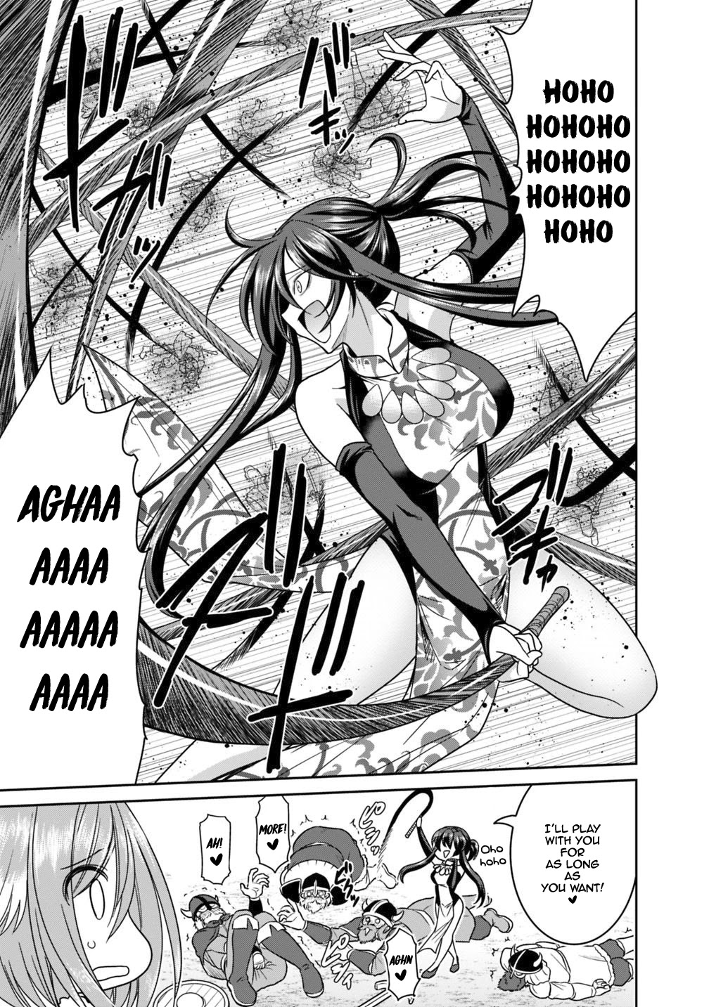 Kujibiki Tokushou Musou Harem-ken Chapter 15.1 page 17 - Chapter 15.1 - 15.2: Brave Women! Put An End To The Barbarian Army's Ambition! Part I