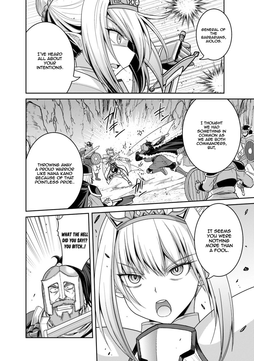 Kujibiki Tokushou Musou Harem-ken Chapter 15.1 page 24 - Chapter 15.1 - 15.2: Brave Women! Put An End To The Barbarian Army's Ambition! Part I