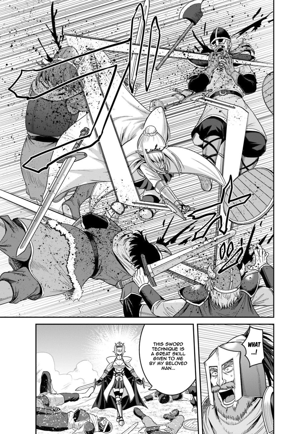 Kujibiki Tokushou Musou Harem-ken Chapter 15.1 page 27 - Chapter 15.1 - 15.2: Brave Women! Put An End To The Barbarian Army's Ambition! Part I