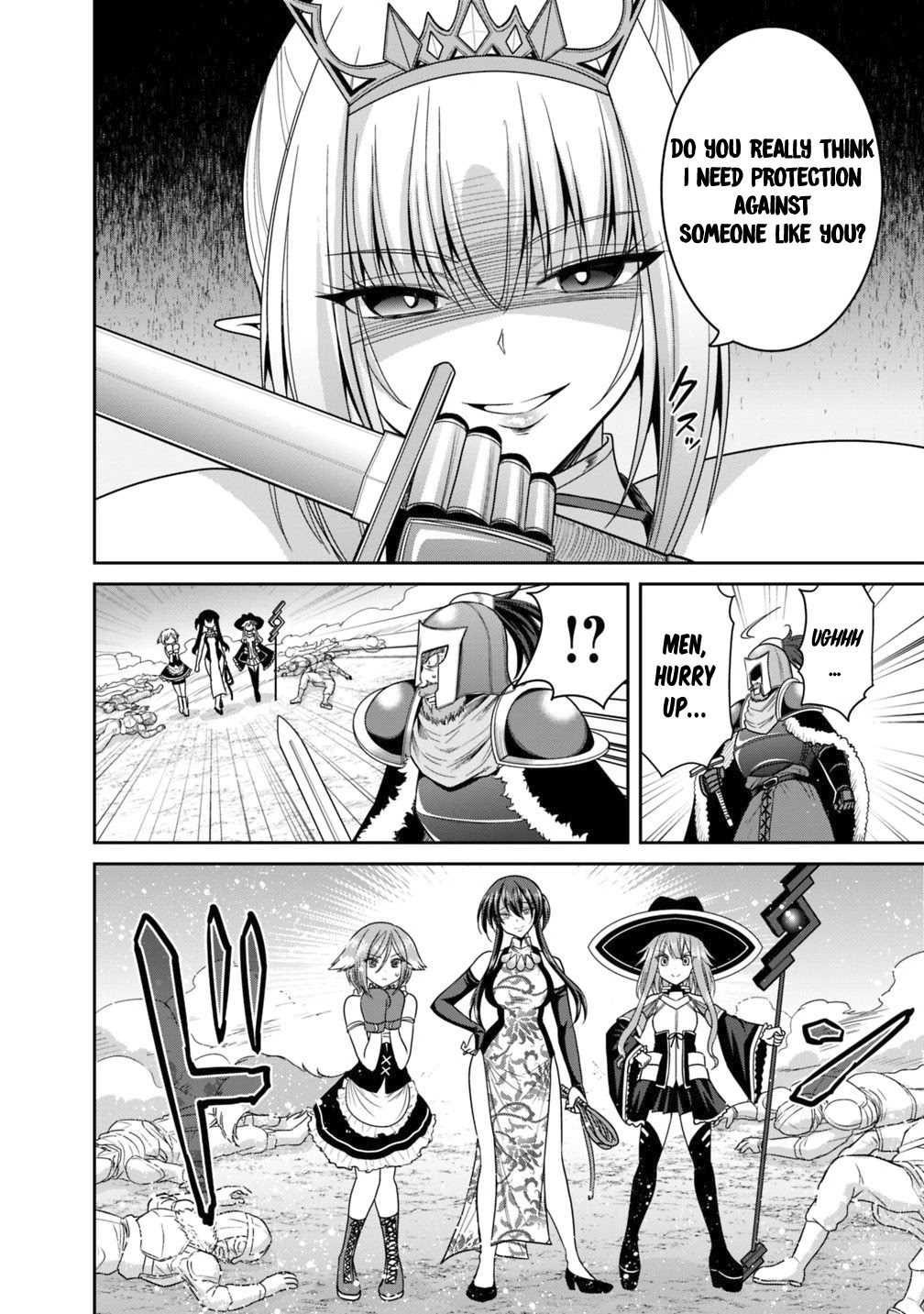 Kujibiki Tokushou Musou Harem-ken Chapter 15.1 page 28 - Chapter 15.1 - 15.2: Brave Women! Put An End To The Barbarian Army's Ambition! Part I