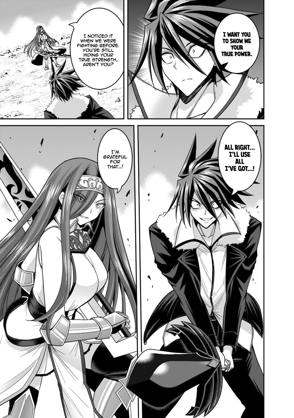 Kujibiki Tokushou Musou Harem-ken Chapter 16.1 page 4 - Chapter 16.1 - 16.2: Duel! The End Of A Match With Their Pride On The Line...