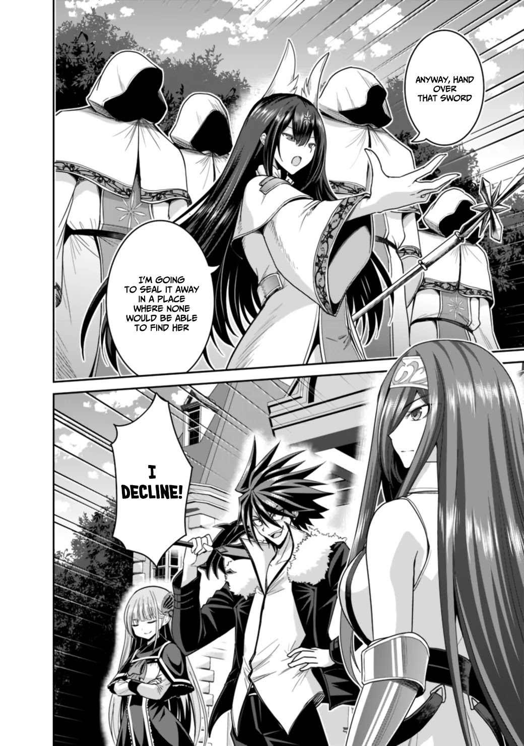 Kujibiki Tokushou Musou Harem-ken Chapter 17.1 page 13 - Chapter 17.1 - 17.2: The Saint's Visit! God's Blessing Vs 777-Fold Part I