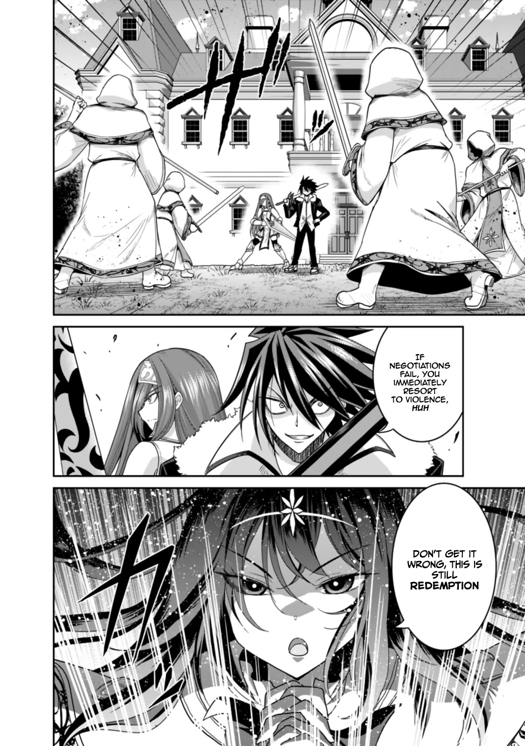Kujibiki Tokushou Musou Harem-ken Chapter 17.1 page 15 - Chapter 17.1 - 17.2: The Saint's Visit! God's Blessing Vs 777-Fold Part I