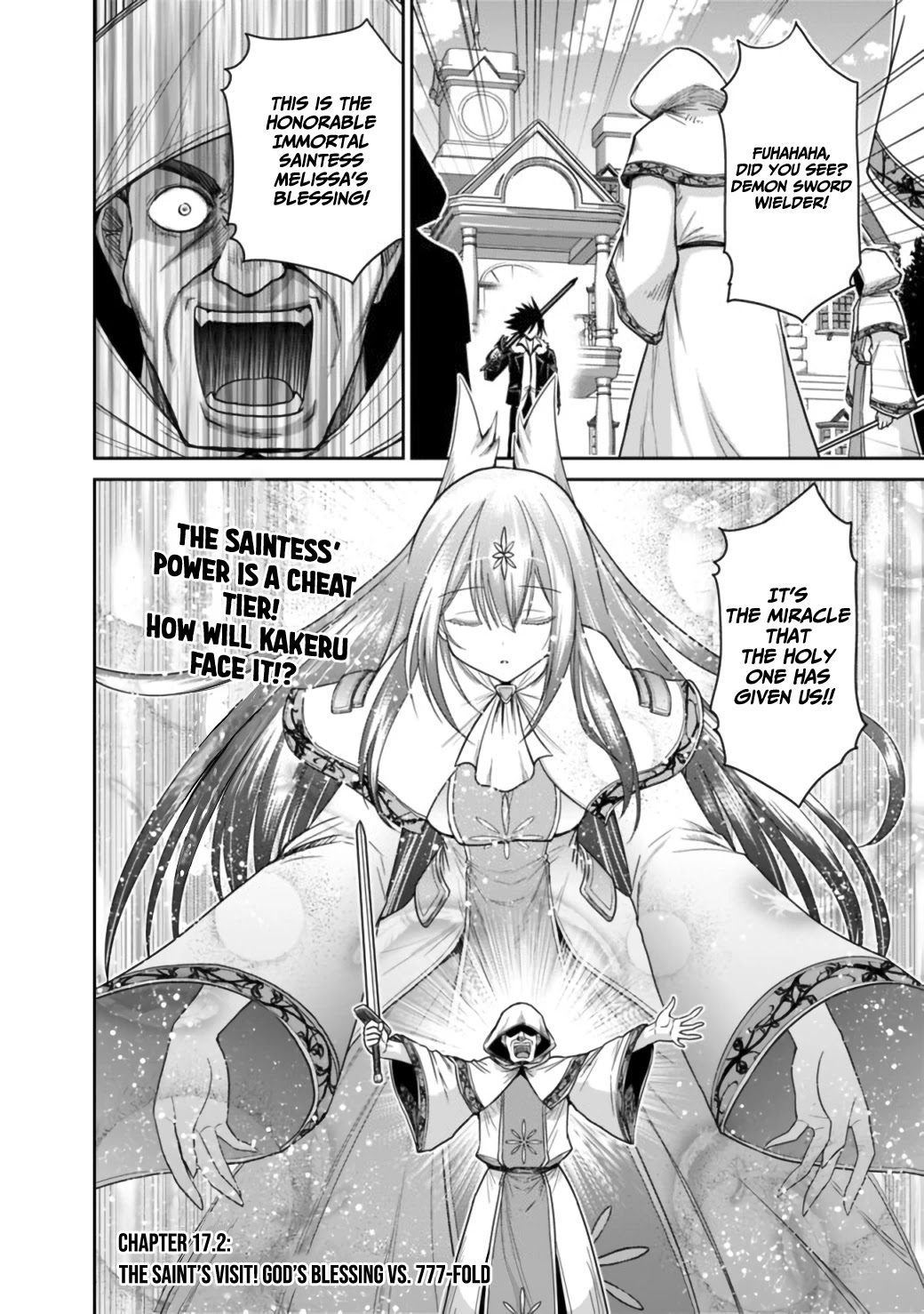 Kujibiki Tokushou Musou Harem-ken Chapter 17.1 page 20 - Chapter 17.1 - 17.2: The Saint's Visit! God's Blessing Vs 777-Fold Part I