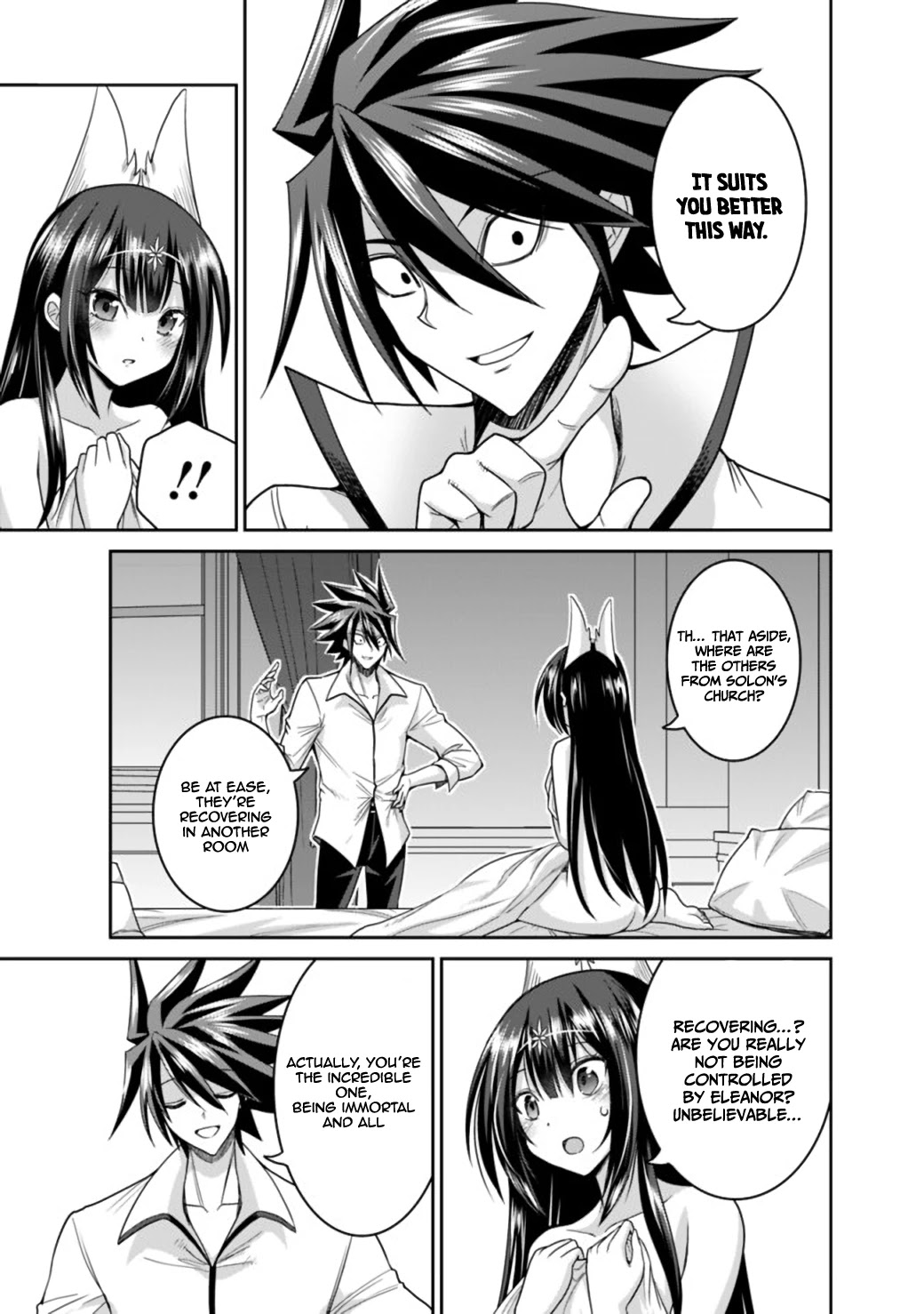 Kujibiki Tokushou Musou Harem-ken Chapter 17.1 page 31 - Chapter 17.1 - 17.2: The Saint's Visit! God's Blessing Vs 777-Fold Part I