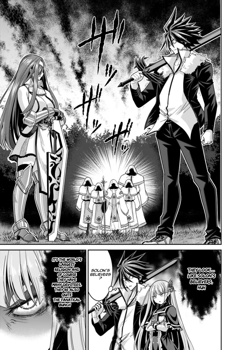 Kujibiki Tokushou Musou Harem-ken Chapter 17.1 page 8 - Chapter 17.1 - 17.2: The Saint's Visit! God's Blessing Vs 777-Fold Part I
