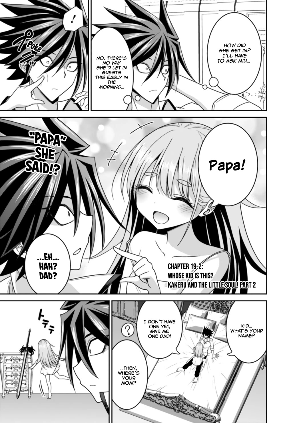 Kujibiki Tokushou Musou Harem-ken Chapter 19.1 page 15 - Chapter 19.1 - 19.2: Whose Kid is This One? Kakeru And The Little Soul! Part I