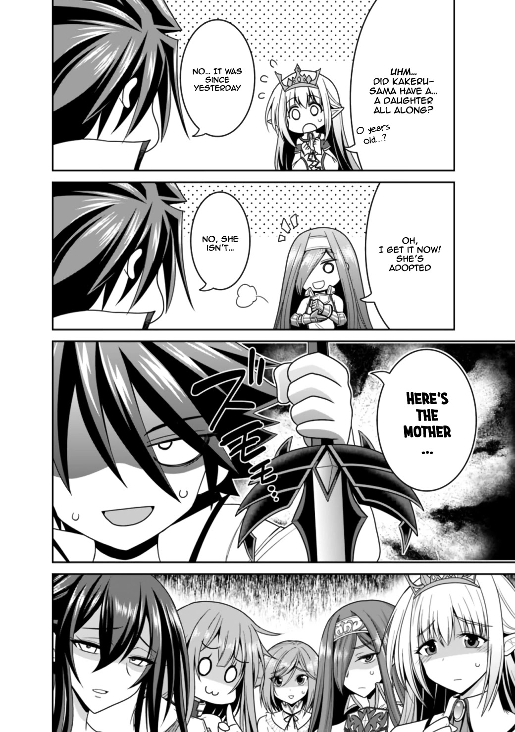 Kujibiki Tokushou Musou Harem-ken Chapter 19.1 page 22 - Chapter 19.1 - 19.2: Whose Kid is This One? Kakeru And The Little Soul! Part I