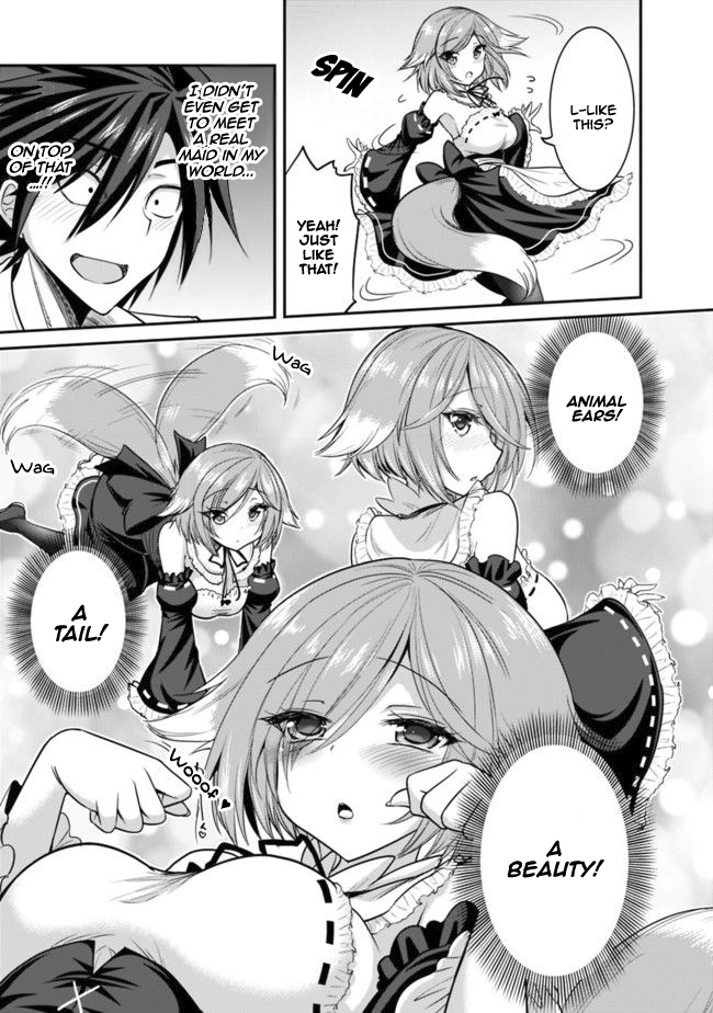 Kujibiki Tokushou Musou Harem-ken Chapter 2.1 page 4 - Chapter 2.1 - 2.2: Human Beast Maid & Living in a Mansion Part 1
