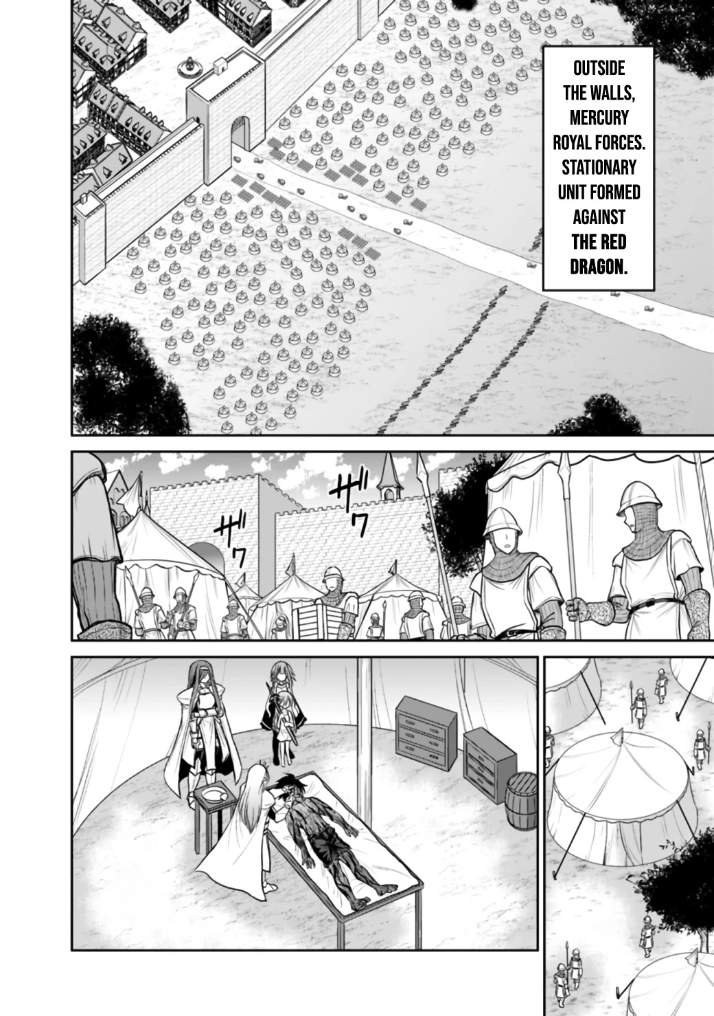 Kujibiki Tokushou Musou Harem-ken Chapter 23.1 page 13 - Chapter 23.1 - 23.2: The 777x man falls in the flames! Part 1