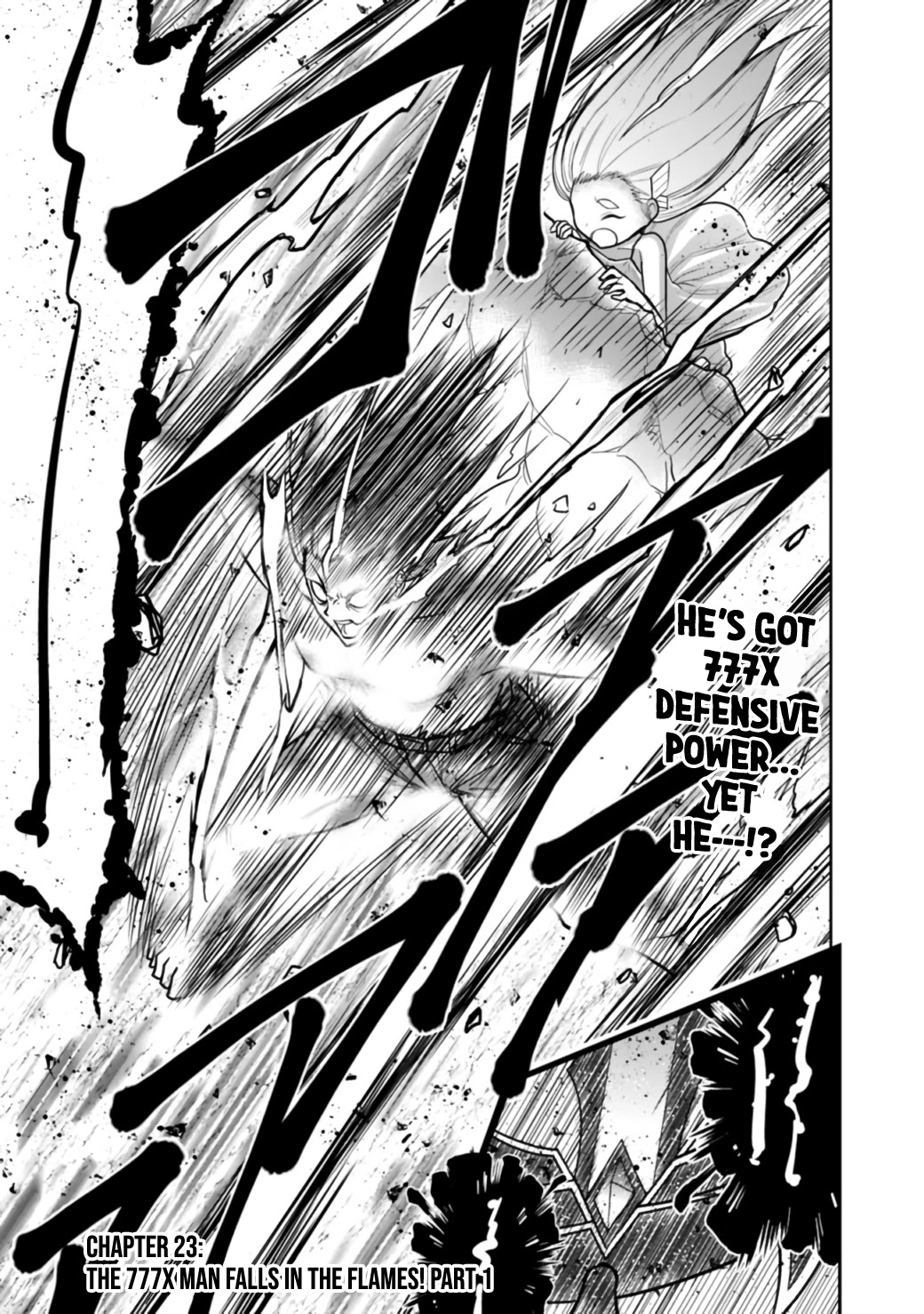 Kujibiki Tokushou Musou Harem-ken Chapter 23.1 page 2 - Chapter 23.1 - 23.2: The 777x man falls in the flames! Part 1
