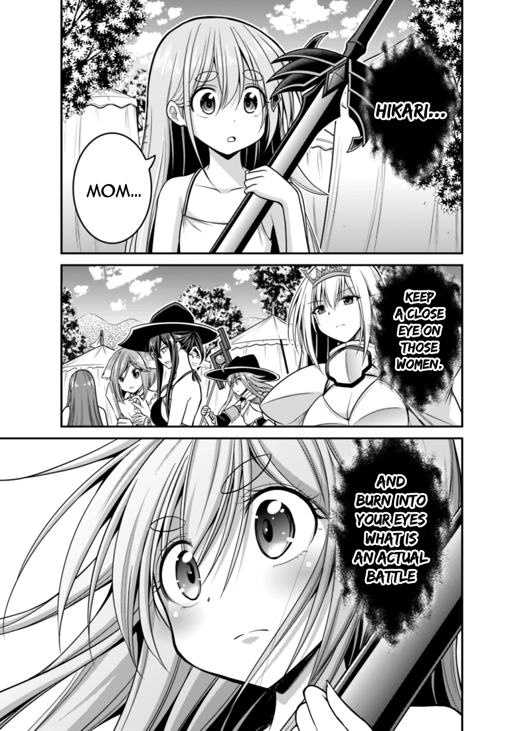 Kujibiki Tokushou Musou Harem-ken Chapter 23.1 page 31 - Chapter 23.1 - 23.2: The 777x man falls in the flames! Part 1