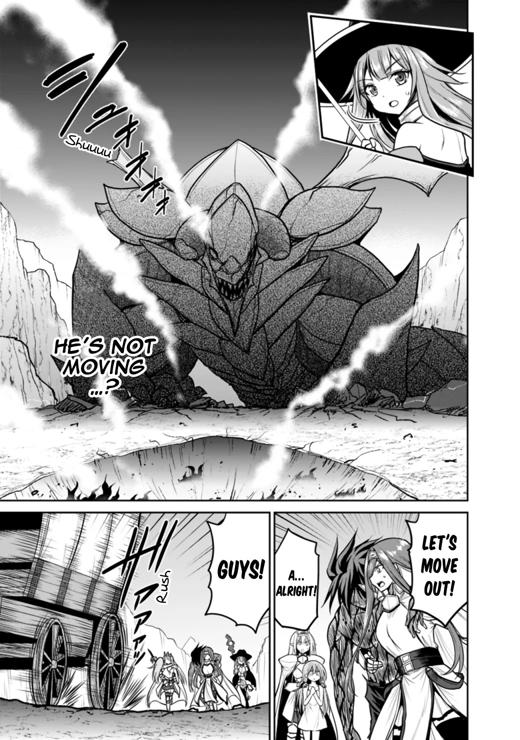 Kujibiki Tokushou Musou Harem-ken Chapter 23.1 page 8 - Chapter 23.1 - 23.2: The 777x man falls in the flames! Part 1