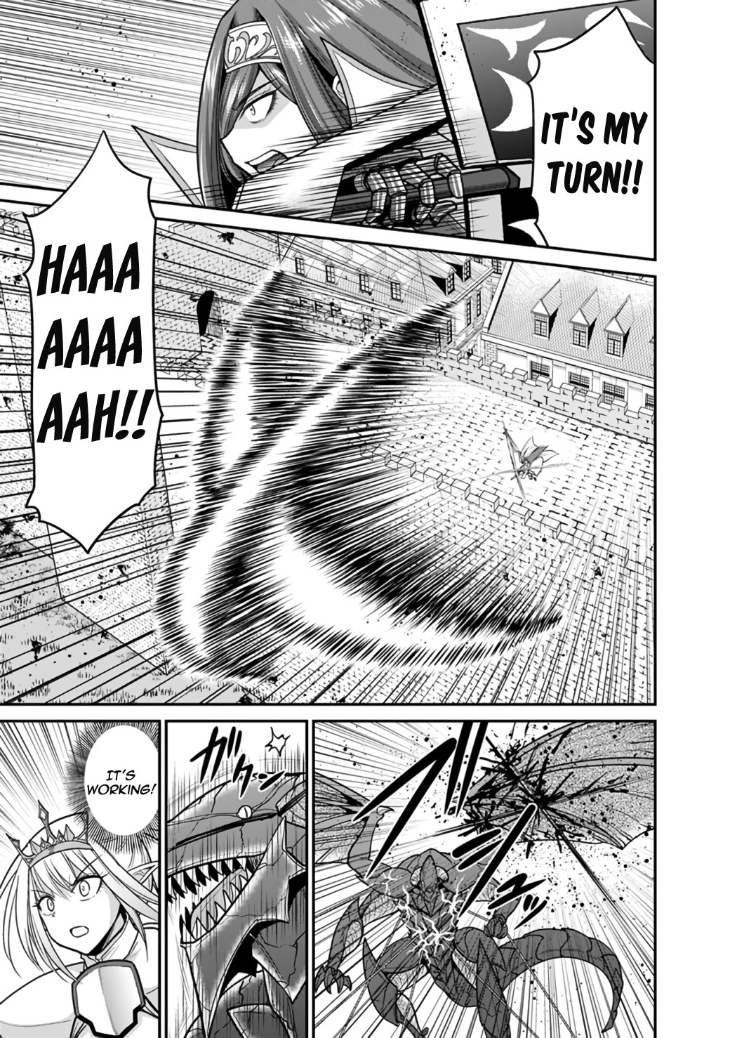 Kujibiki Tokushou Musou Harem-ken Chapter 25.1 page 12 - Chapter 25.1 - 25.2: Hold the Light in Both Hands! Rise again, 777x Man!