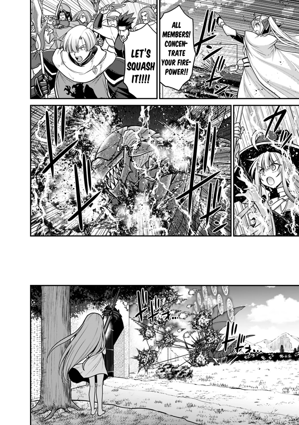 Kujibiki Tokushou Musou Harem-ken Chapter 25.1 page 13 - Chapter 25.1 - 25.2: Hold the Light in Both Hands! Rise again, 777x Man!