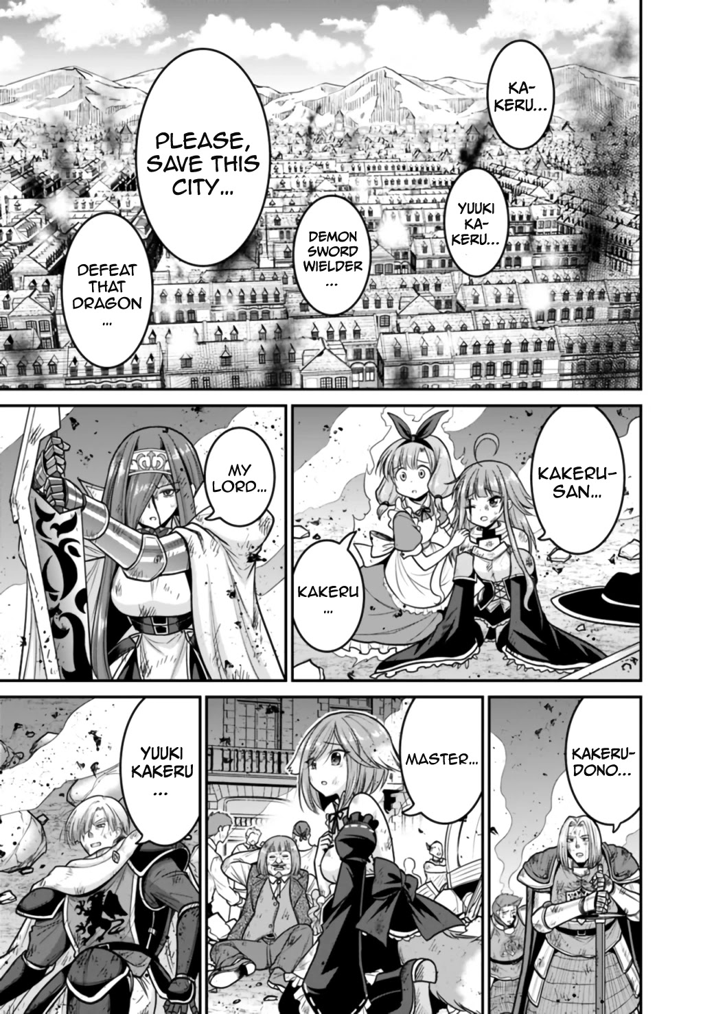 Kujibiki Tokushou Musou Harem-ken Chapter 25.1 page 27 - Chapter 25.1 - 25.2: Hold the Light in Both Hands! Rise again, 777x Man!