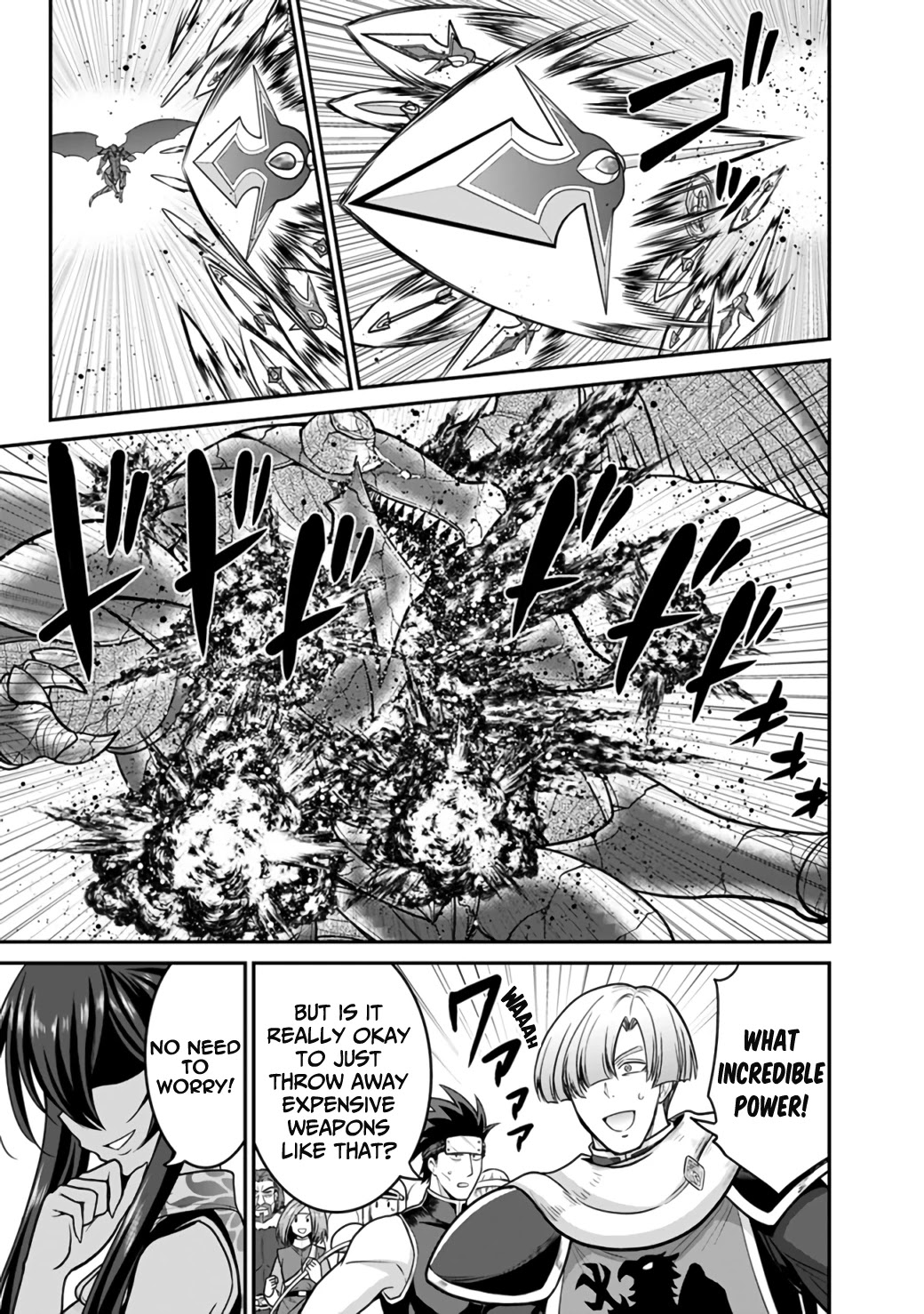 Kujibiki Tokushou Musou Harem-ken Chapter 25.1 page 4 - Chapter 25.1 - 25.2: Hold the Light in Both Hands! Rise again, 777x Man!