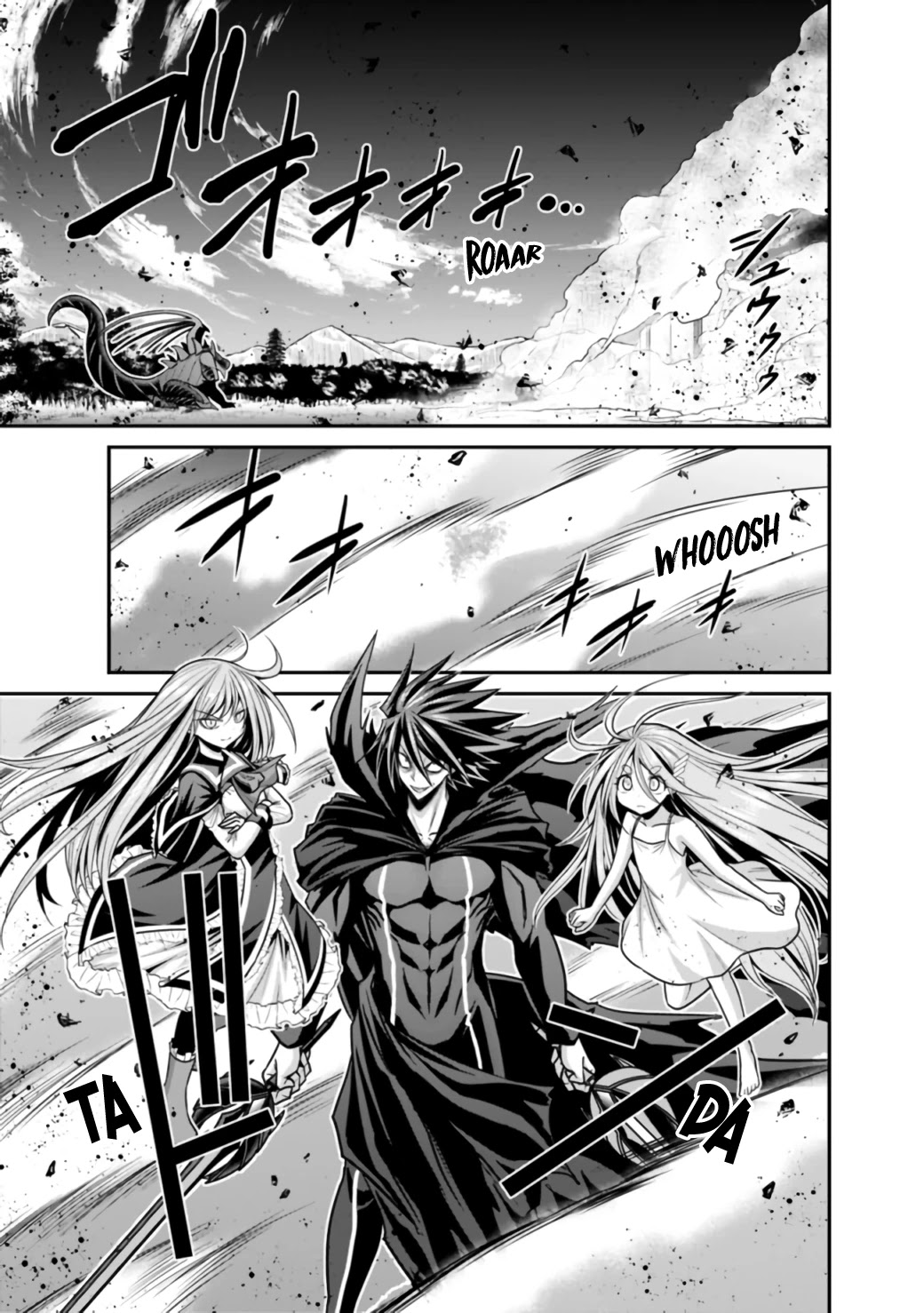 Kujibiki Tokushou Musou Harem-ken Chapter 26.1 page 25 - Chapter 26.1 - 26.2: Farewell, Crimson Dragon! Astonishing, Superb, Two Demon Sword Style!