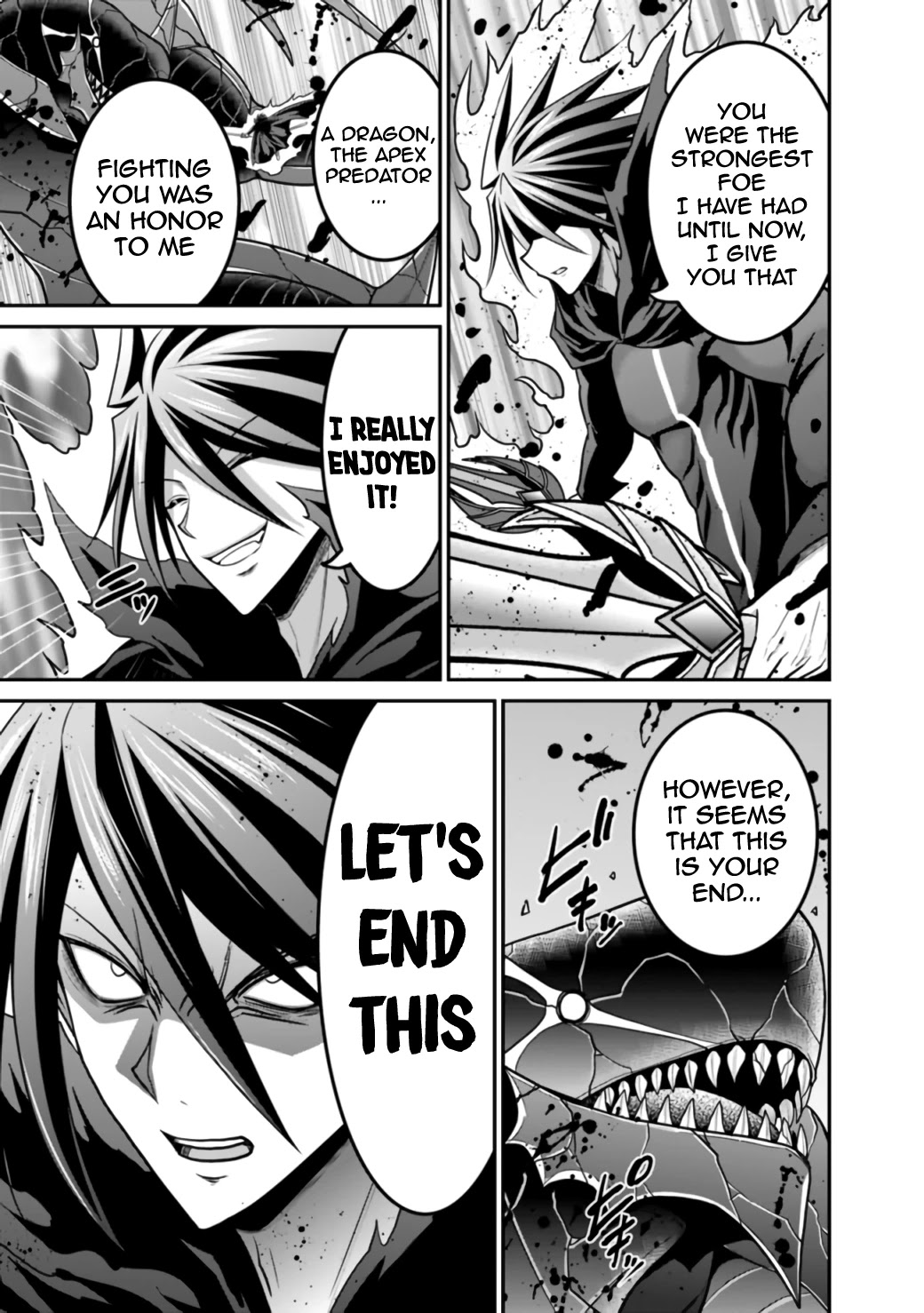 Kujibiki Tokushou Musou Harem-ken Chapter 26.1 page 33 - Chapter 26.1 - 26.2: Farewell, Crimson Dragon! Astonishing, Superb, Two Demon Sword Style!