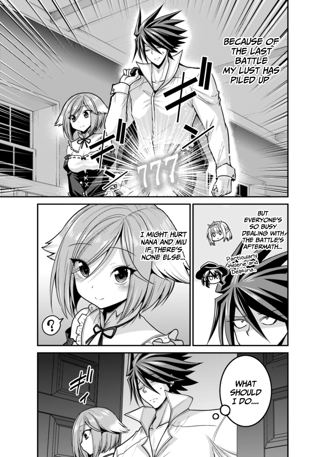 Kujibiki Tokushou Musou Harem-ken Chapter 27.1 page 12 - Chapter 27.1 - 27.2: To my beloved ones...We'll keep overcoming any hardships ♥