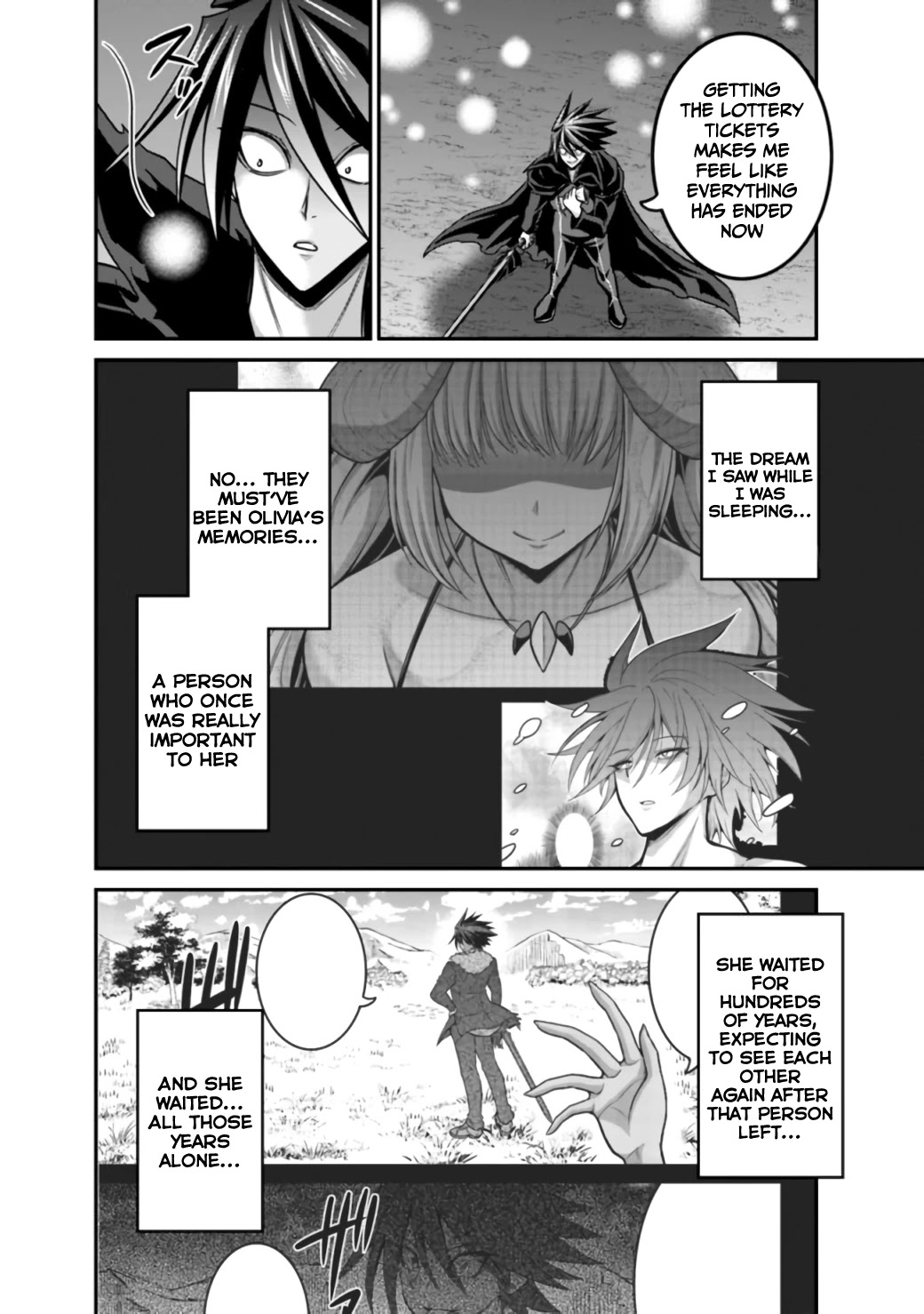 Kujibiki Tokushou Musou Harem-ken Chapter 27.1 page 3 - Chapter 27.1 - 27.2: To my beloved ones...We'll keep overcoming any hardships ♥