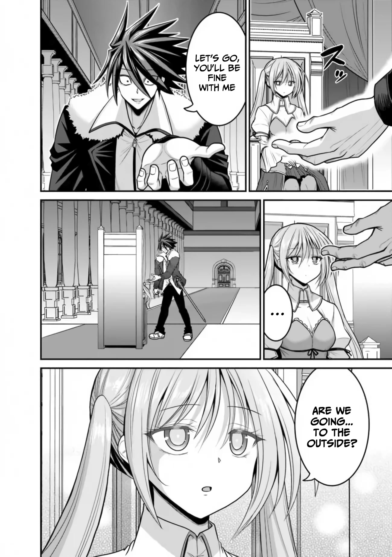 Kujibiki Tokushou Musou Harem-ken Chapter 30 page 11 - Chapter 30: An unsmiling princess travels the world with the 5th baron!