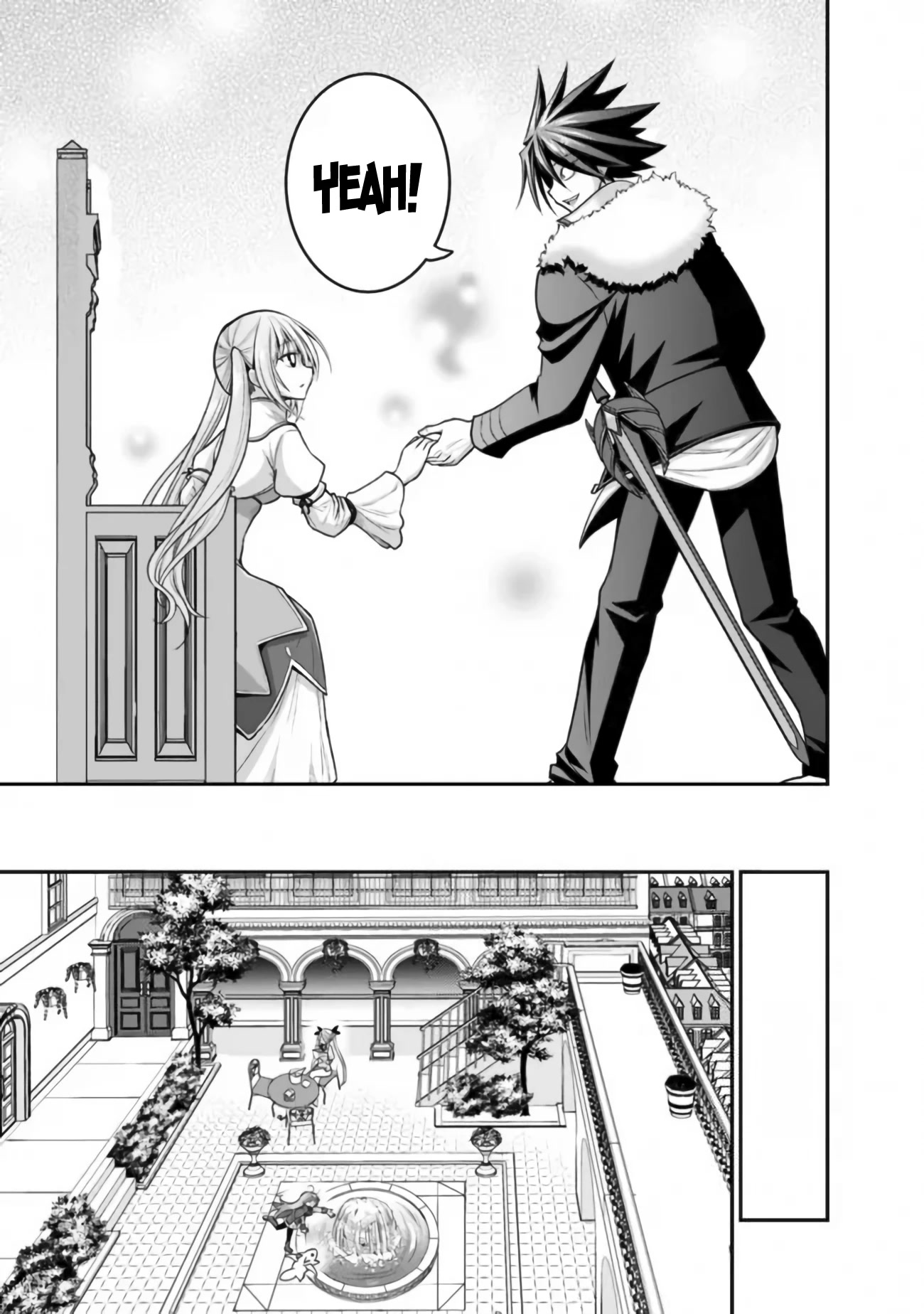 Kujibiki Tokushou Musou Harem-ken Chapter 30 page 12 - Chapter 30: An unsmiling princess travels the world with the 5th baron!