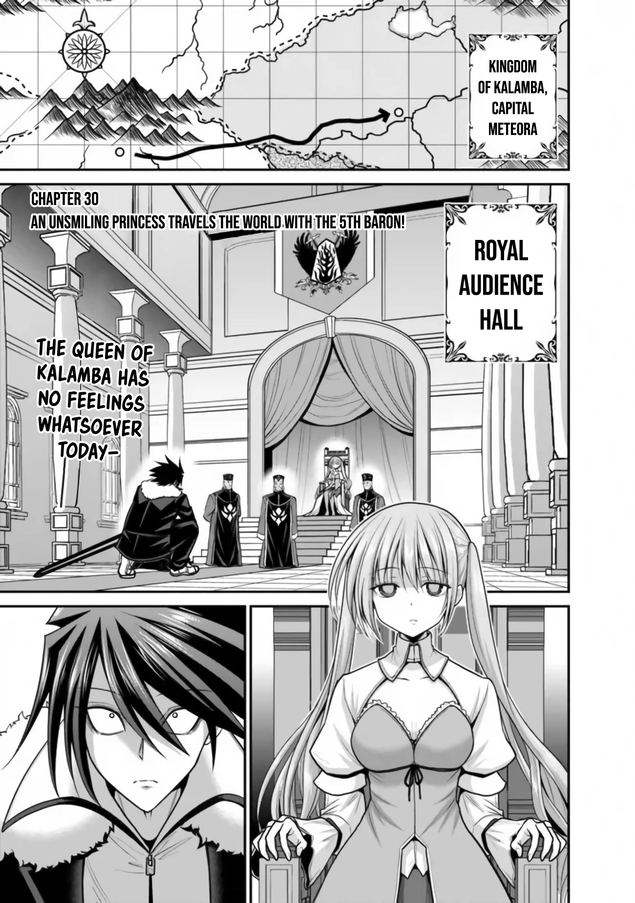 Kujibiki Tokushou Musou Harem-ken Chapter 30 page 2 - Chapter 30: An unsmiling princess travels the world with the 5th baron!
