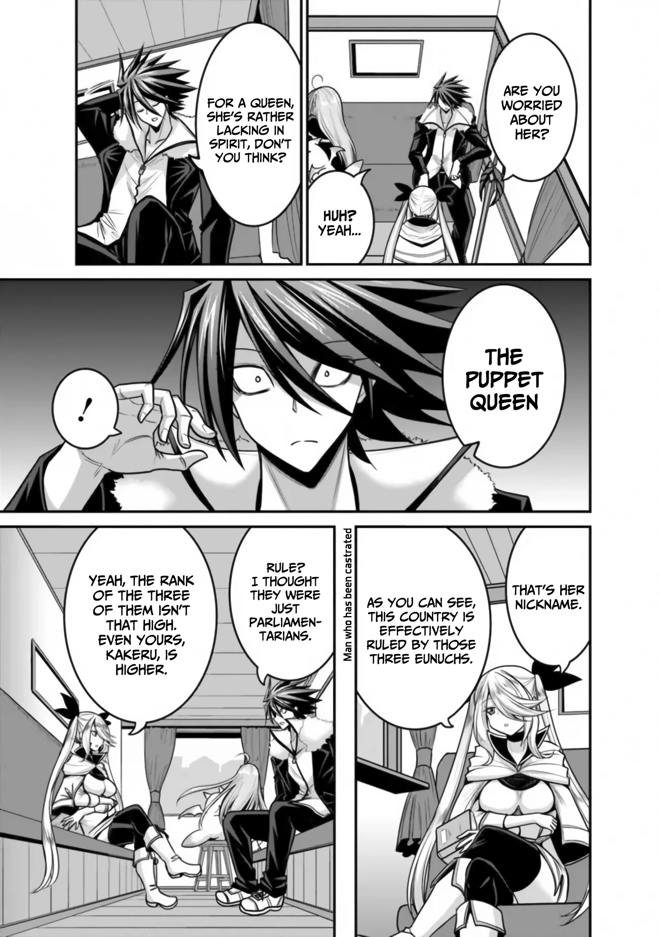 Kujibiki Tokushou Musou Harem-ken Chapter 30 page 6 - Chapter 30: An unsmiling princess travels the world with the 5th baron!