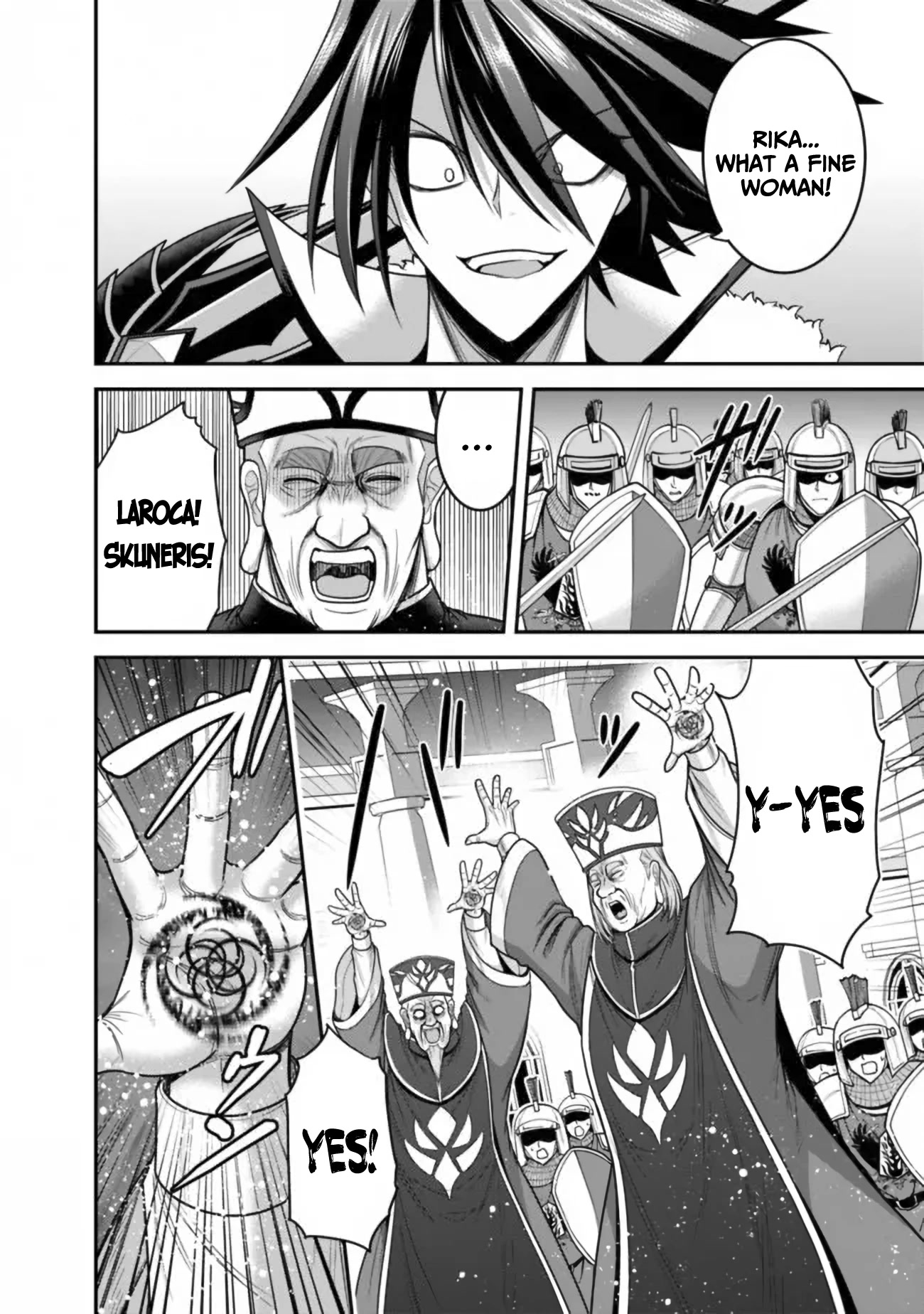 Kujibiki Tokushou Musou Harem-ken Chapter 31.1 page 15 - Chapter 31.1 - 31.2: The mercy of the young queen! The 5th baron's Iron fist of wrath!