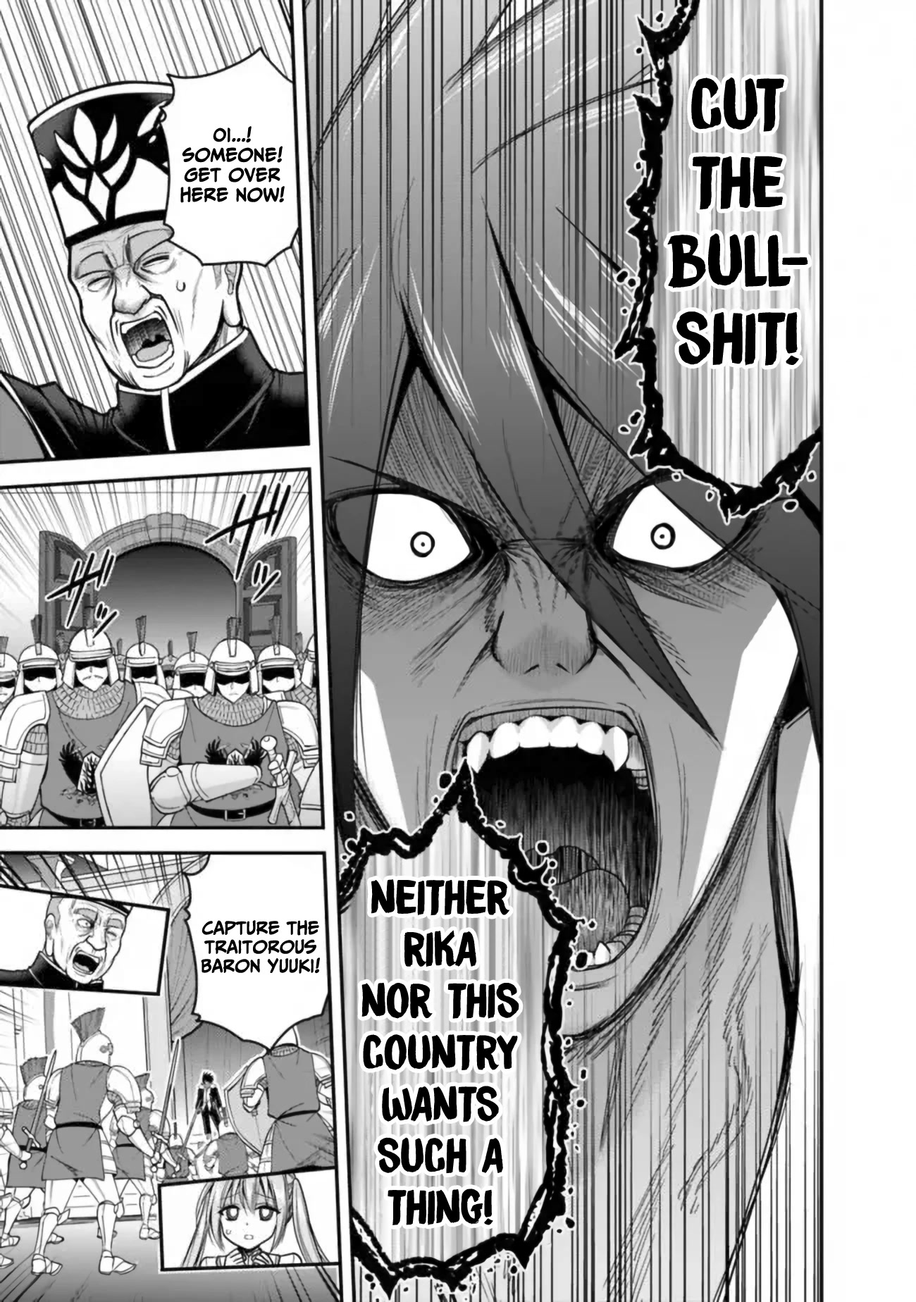 Kujibiki Tokushou Musou Harem-ken Chapter 31.1 page 6 - Chapter 31.1 - 31.2: The mercy of the young queen! The 5th baron's Iron fist of wrath!