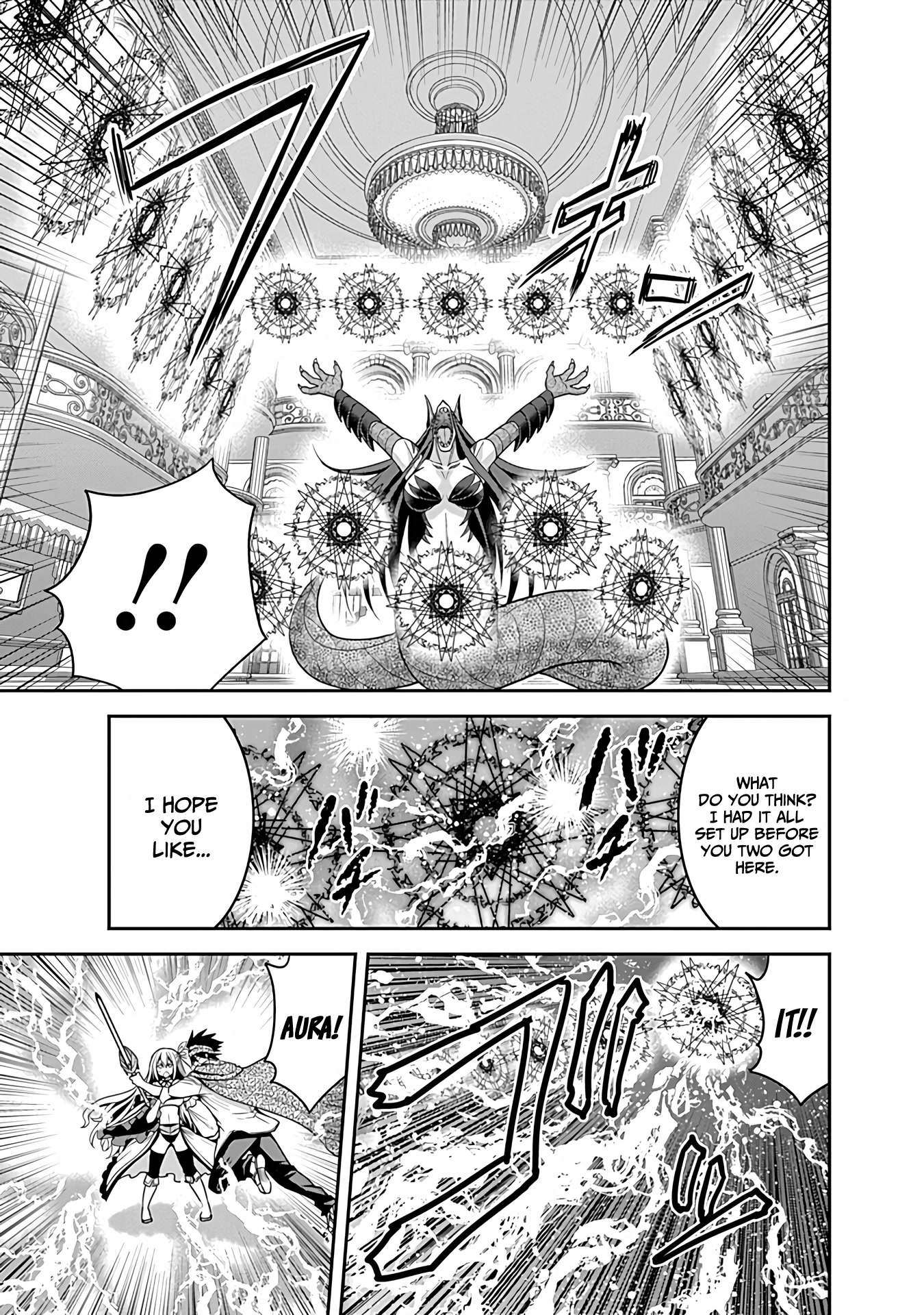 Kujibiki Tokushou Musou Harem-ken Chapter 34 page 12 - Chapter 34: A Diabolical Witchcraft of Horror! Awaken, The Demon Sword's New Power!