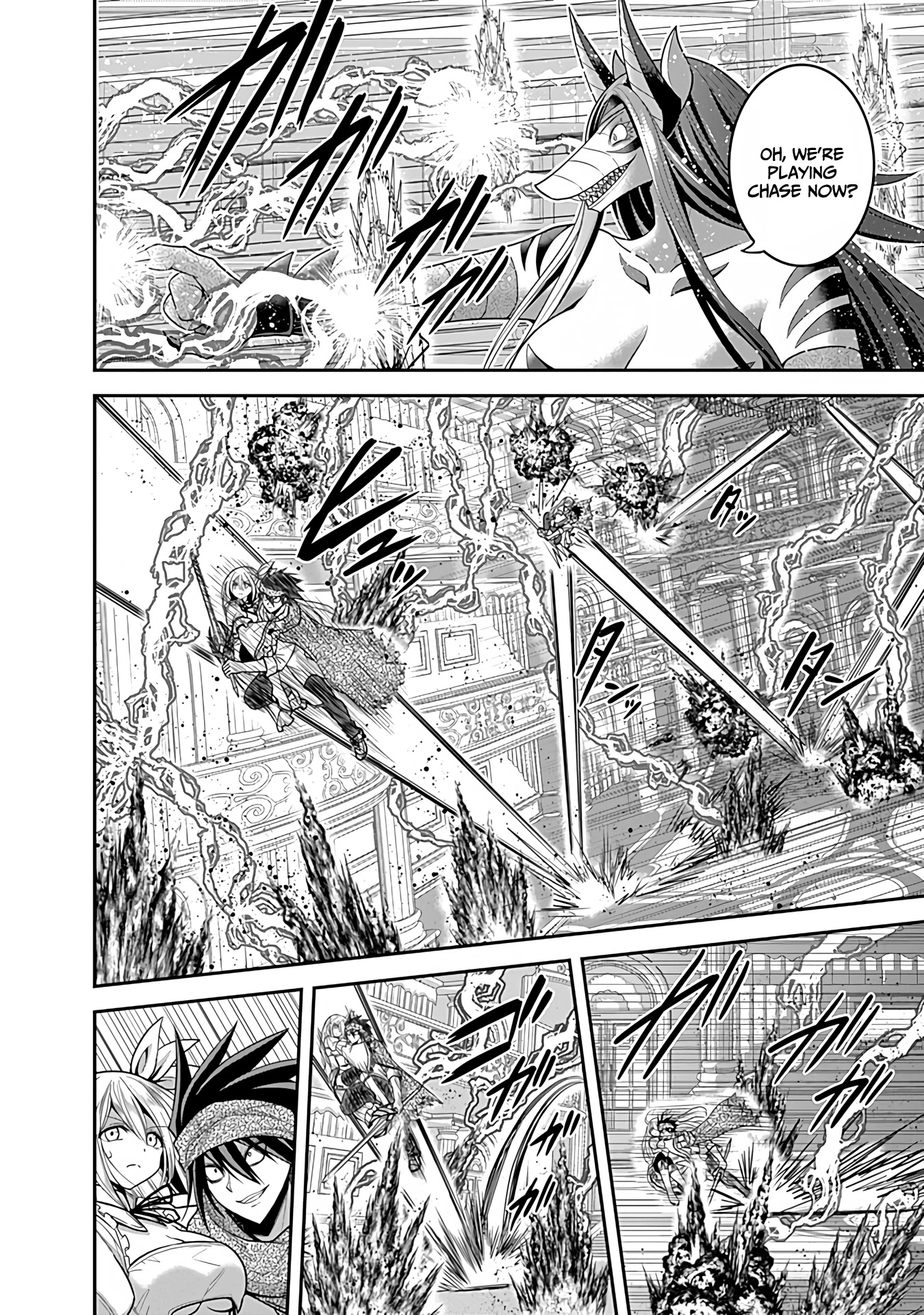 Kujibiki Tokushou Musou Harem-ken Chapter 34 page 15 - Chapter 34: A Diabolical Witchcraft of Horror! Awaken, The Demon Sword's New Power!