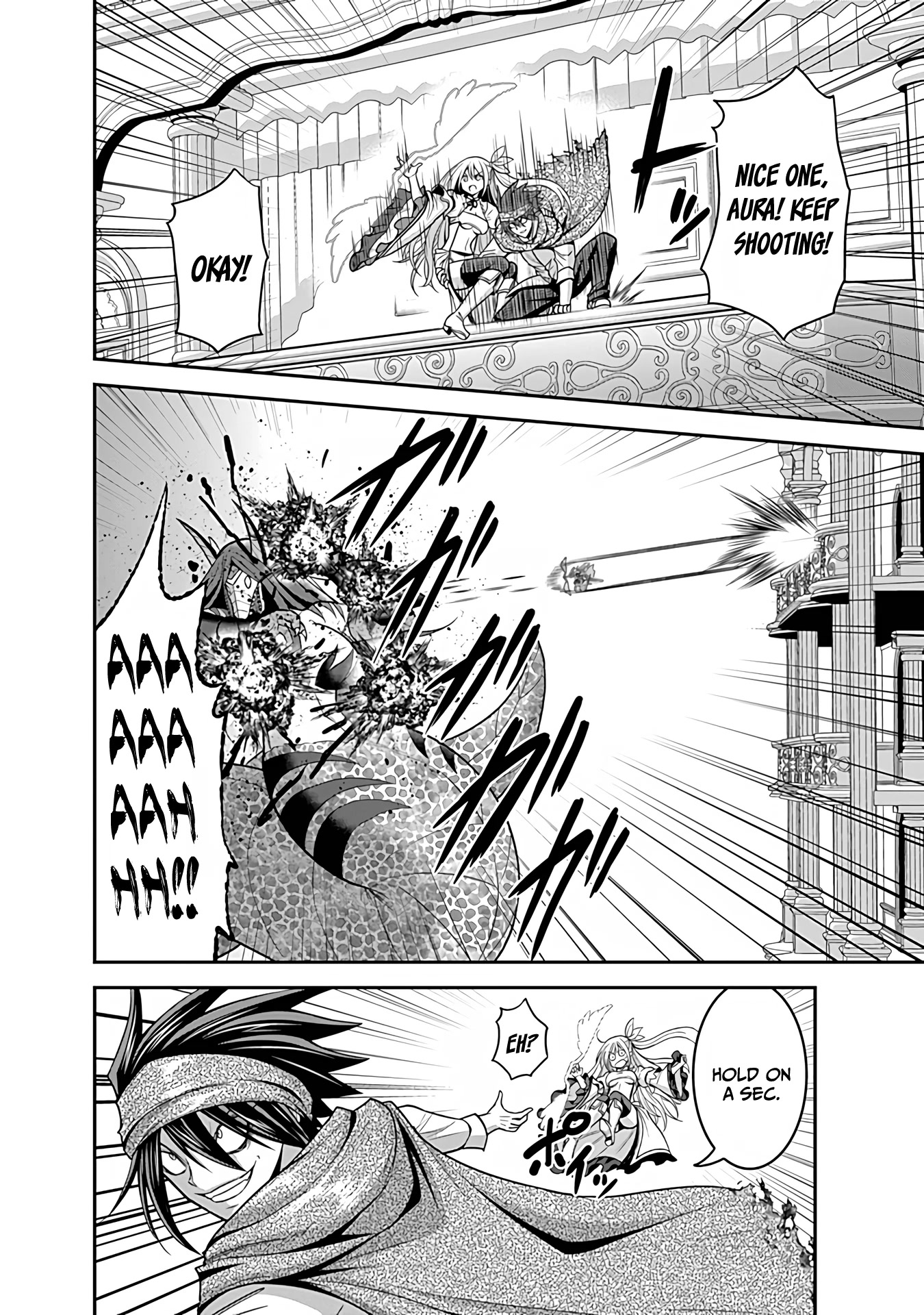 Kujibiki Tokushou Musou Harem-ken Chapter 34 page 17 - Chapter 34: A Diabolical Witchcraft of Horror! Awaken, The Demon Sword's New Power!