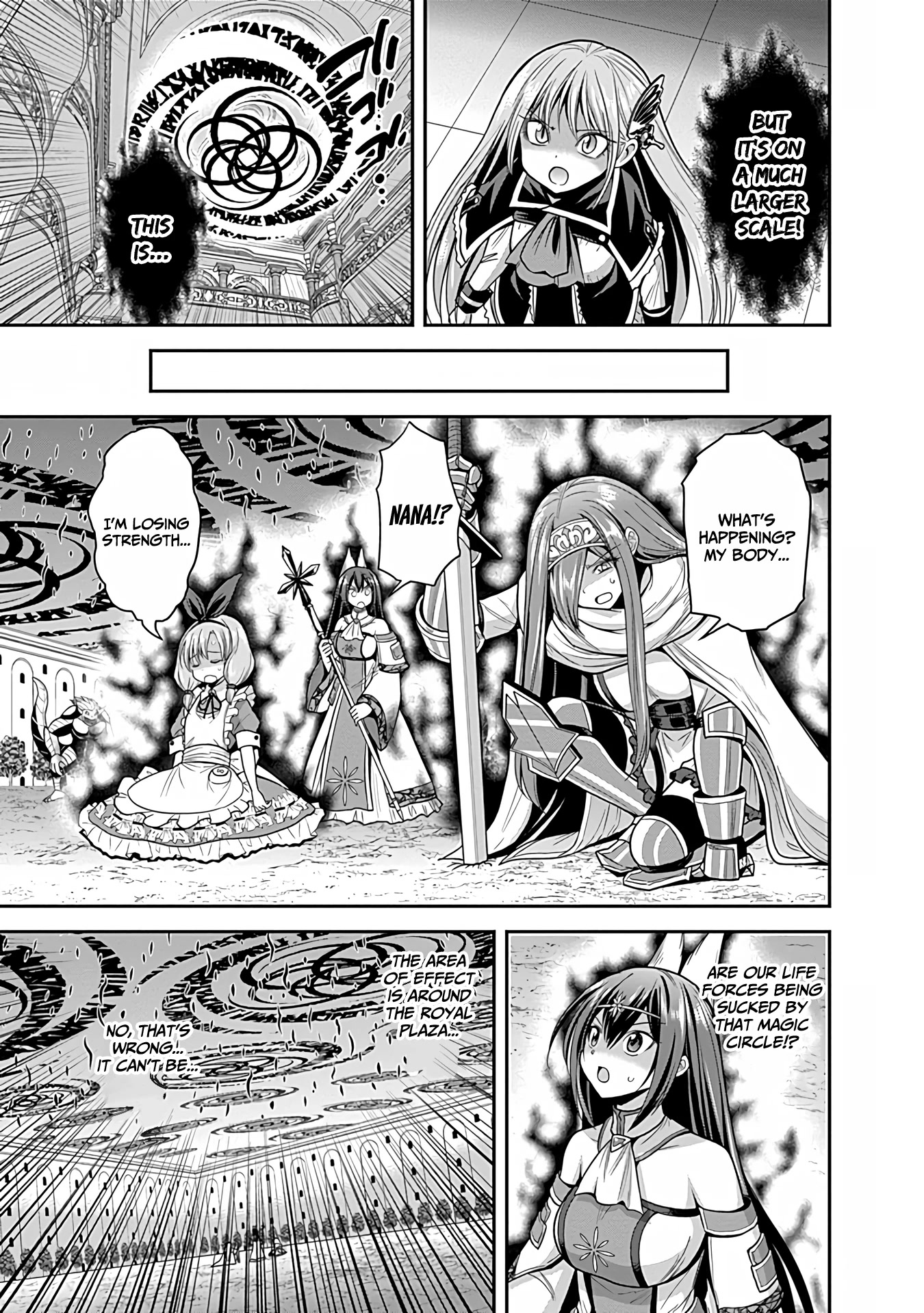 Kujibiki Tokushou Musou Harem-ken Chapter 34 page 22 - Chapter 34: A Diabolical Witchcraft of Horror! Awaken, The Demon Sword's New Power!