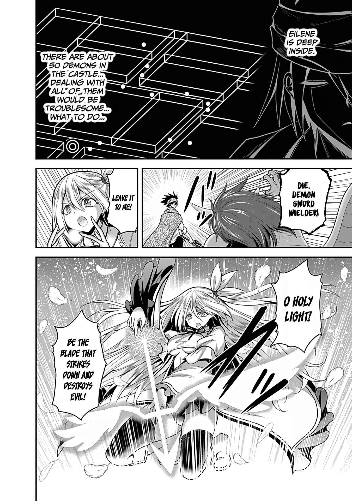 Kujibiki Tokushou Musou Harem-ken Chapter 34 page 3 - Chapter 34: A Diabolical Witchcraft of Horror! Awaken, The Demon Sword's New Power!