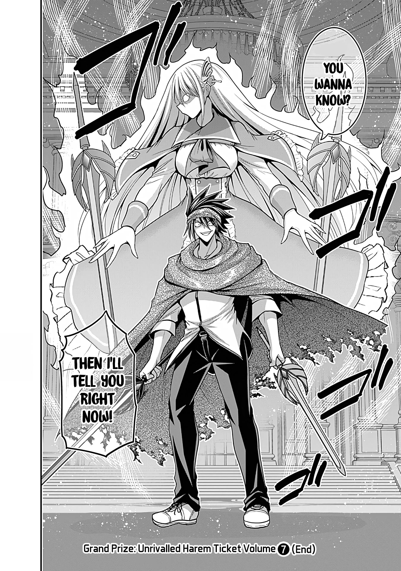 Kujibiki Tokushou Musou Harem-ken Chapter 34 page 39 - Chapter 34: A Diabolical Witchcraft of Horror! Awaken, The Demon Sword's New Power!