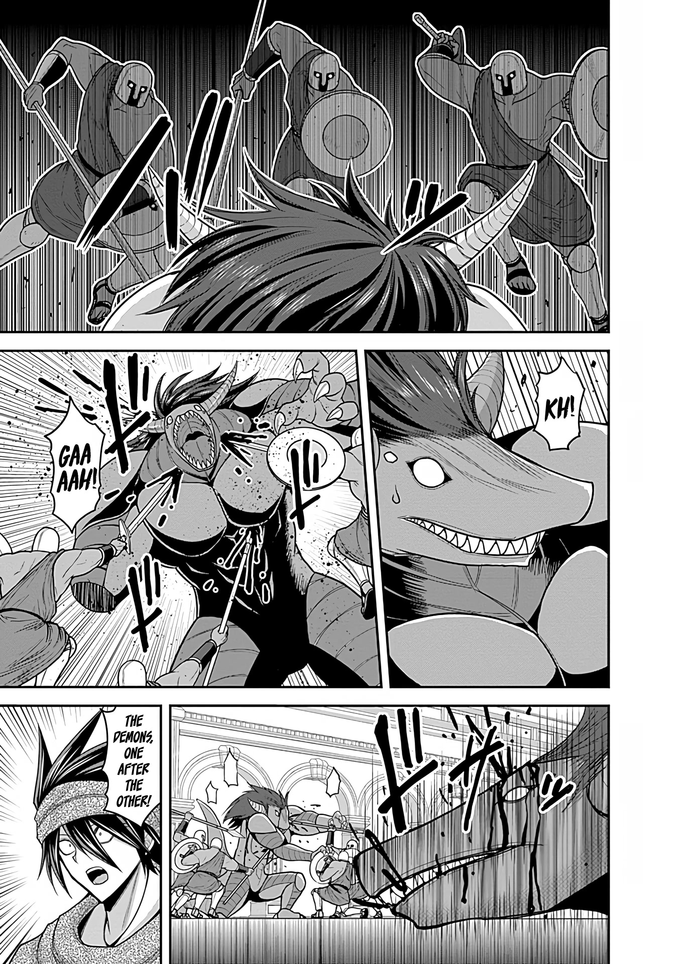 Kujibiki Tokushou Musou Harem-ken Chapter 34 page 6 - Chapter 34: A Diabolical Witchcraft of Horror! Awaken, The Demon Sword's New Power!