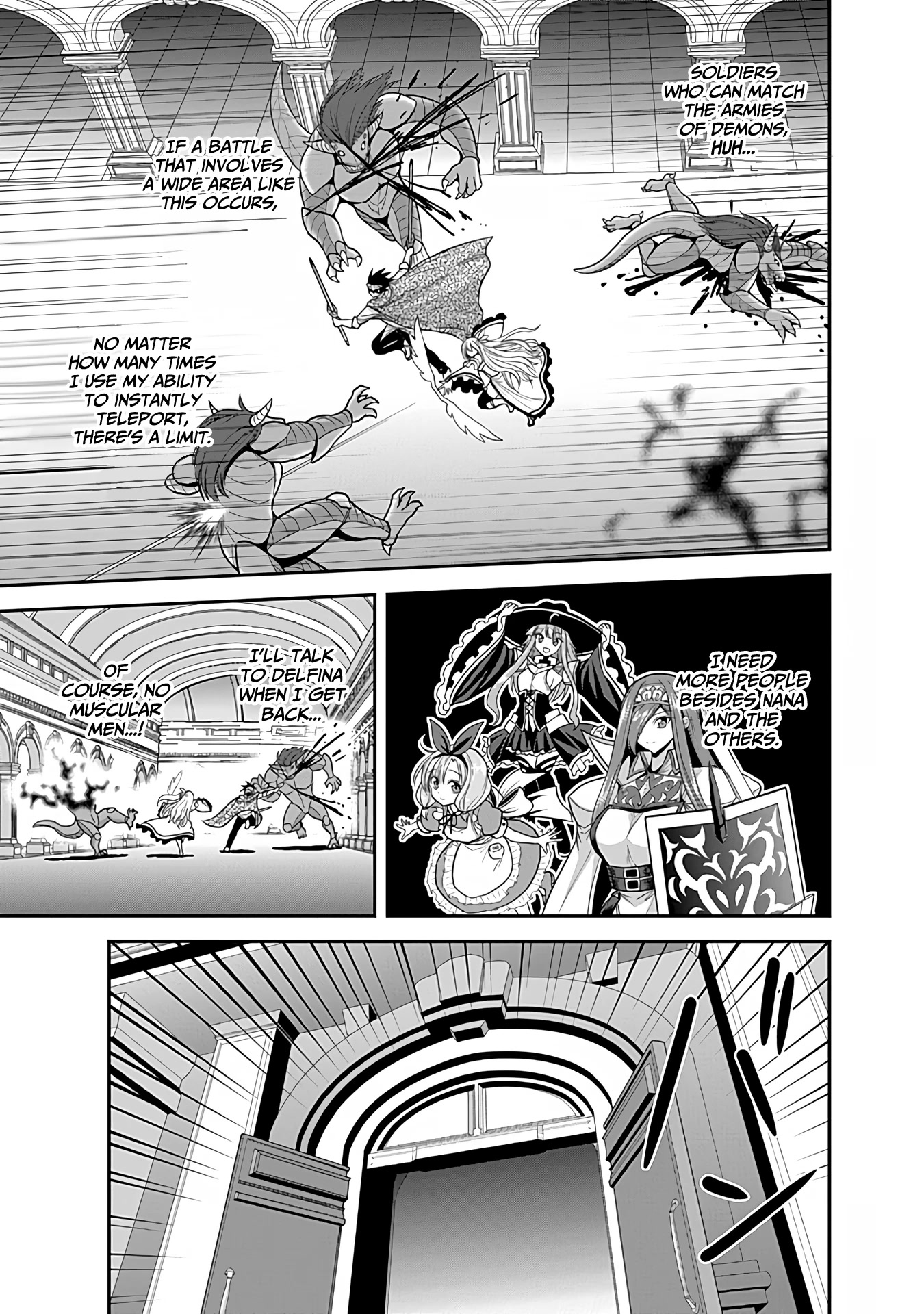 Kujibiki Tokushou Musou Harem-ken Chapter 34 page 8 - Chapter 34: A Diabolical Witchcraft of Horror! Awaken, The Demon Sword's New Power!