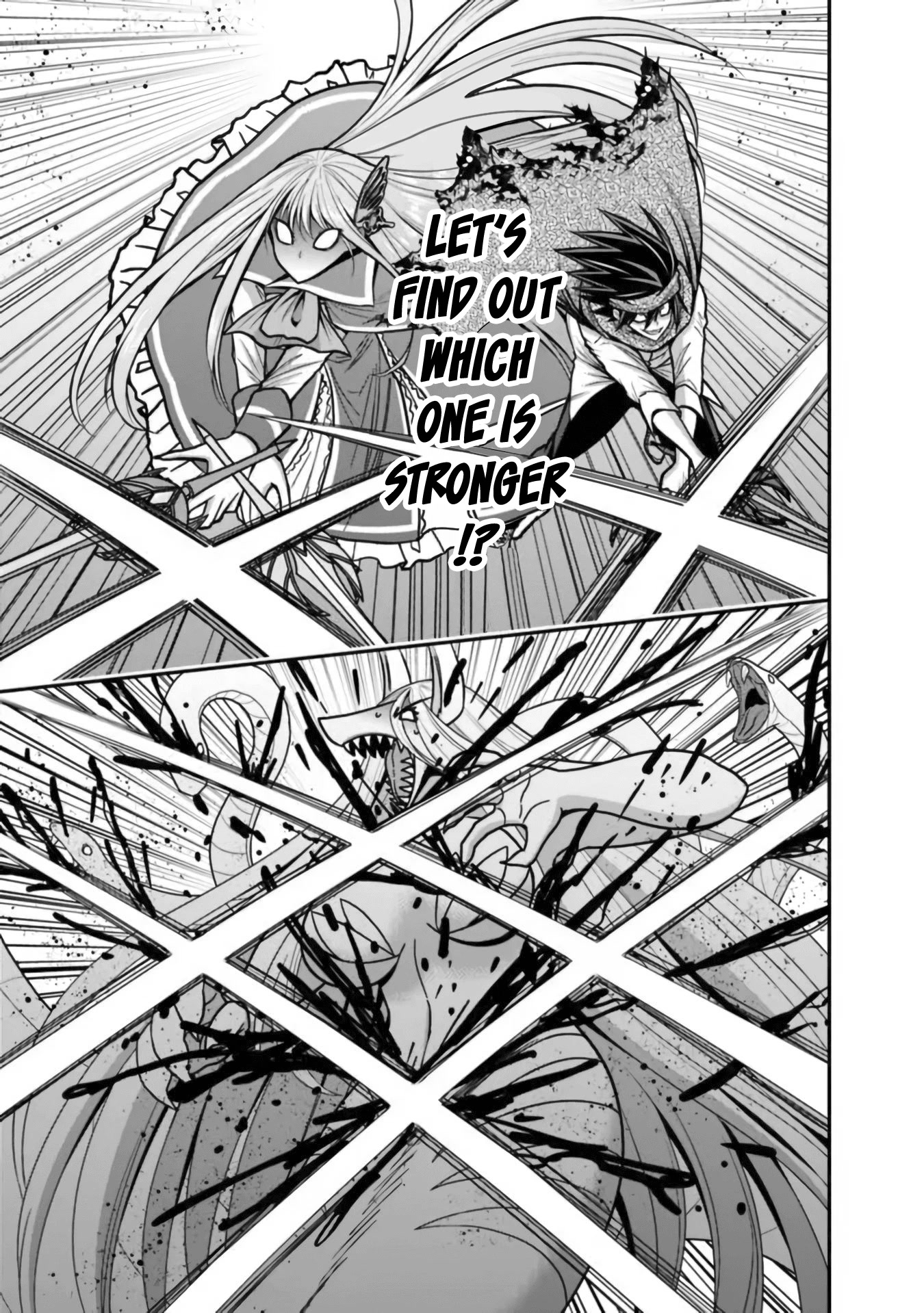 Kujibiki Tokushou Musou Harem-ken Chapter 35 page 14 - Chapter 35: Mysterious power! A double slash and a purifying spell!