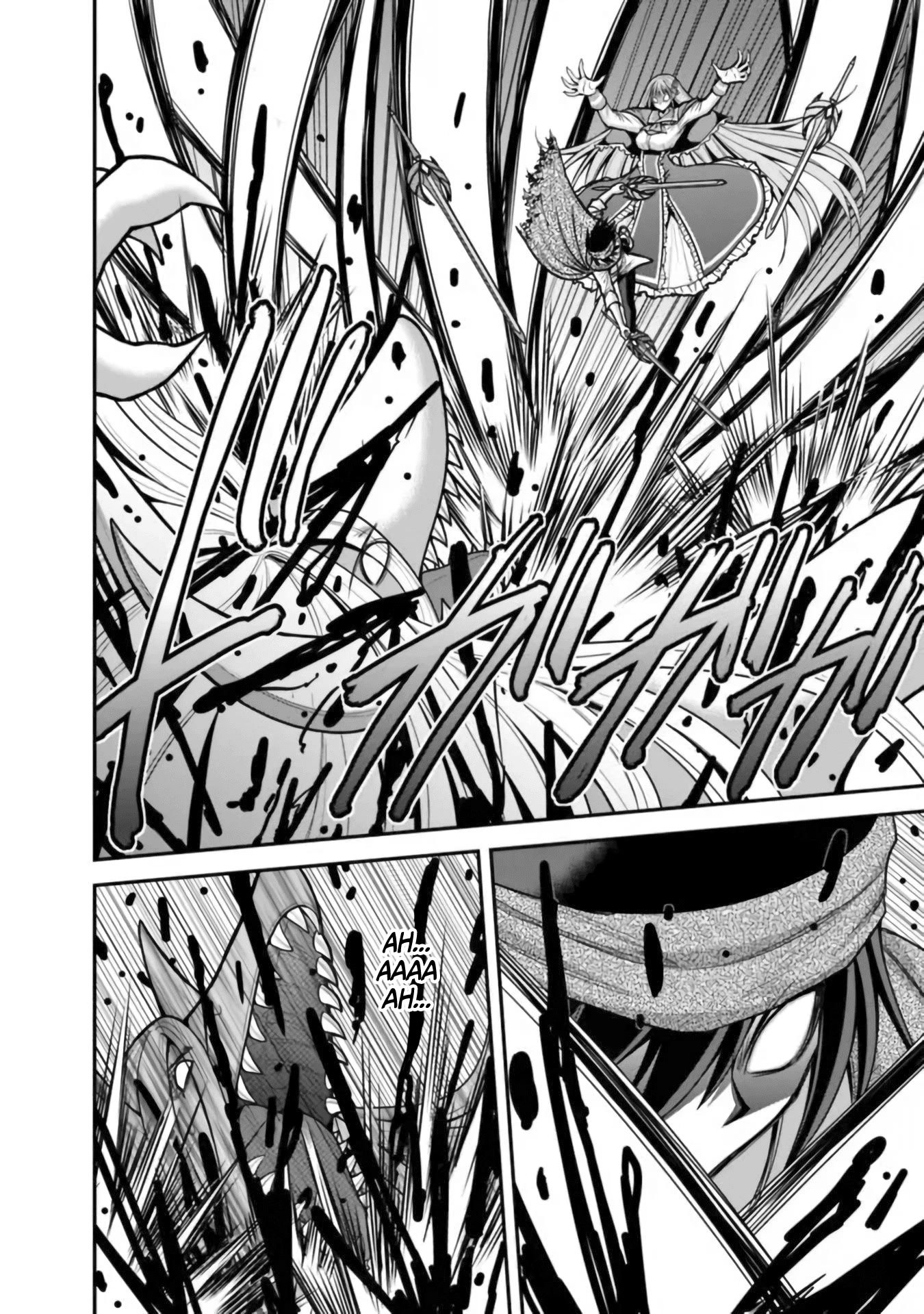 Kujibiki Tokushou Musou Harem-ken Chapter 35 page 15 - Chapter 35: Mysterious power! A double slash and a purifying spell!