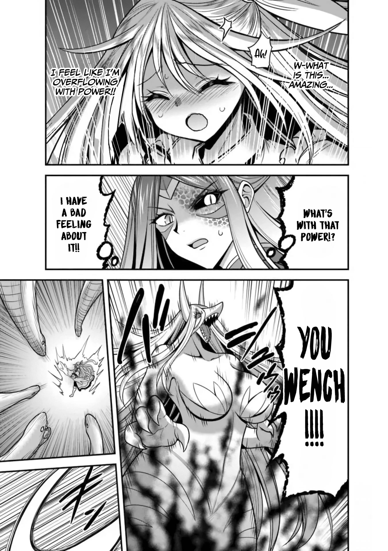 Kujibiki Tokushou Musou Harem-ken Chapter 35 page 28 - Chapter 35: Mysterious power! A double slash and a purifying spell!