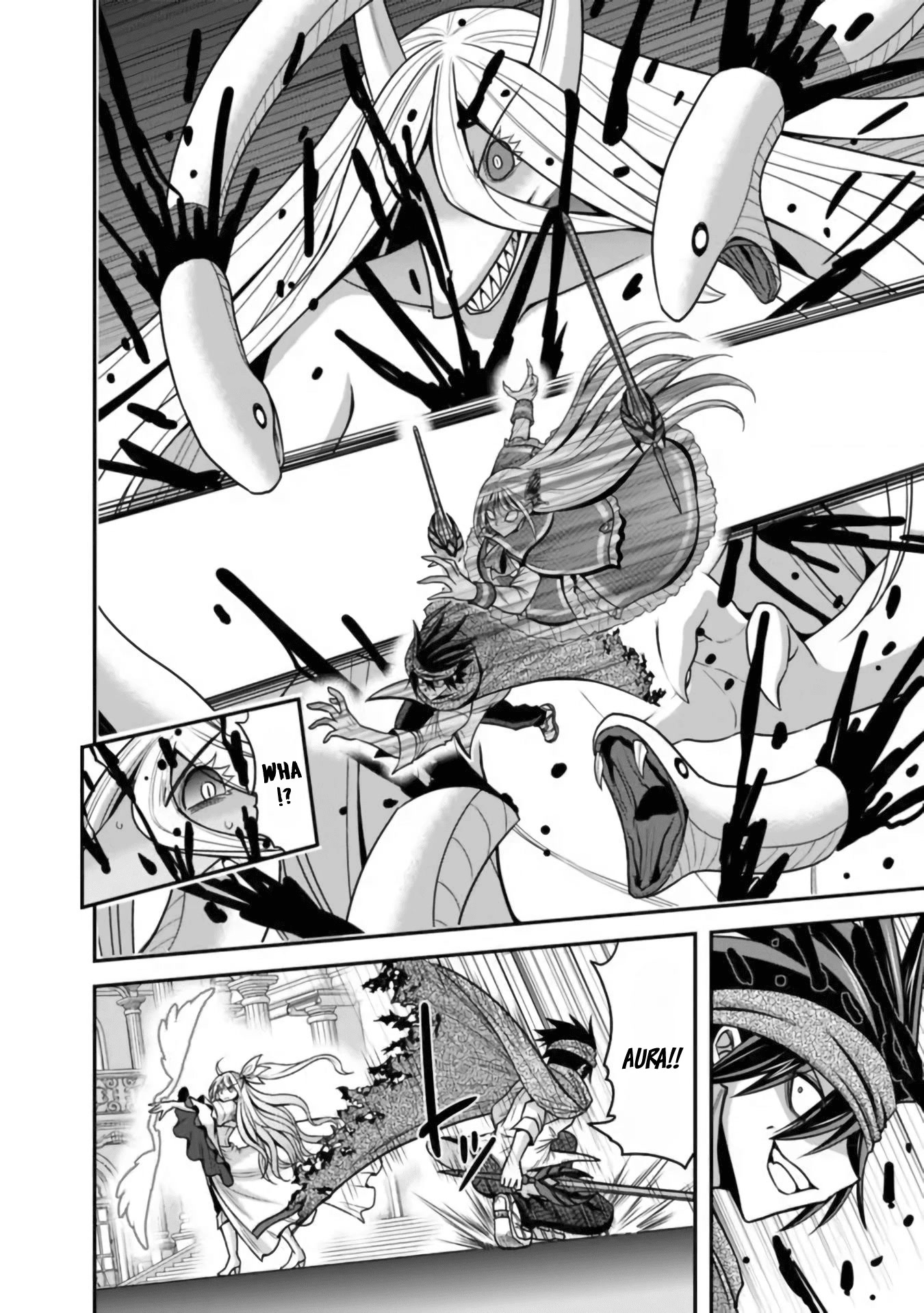 Kujibiki Tokushou Musou Harem-ken Chapter 35 page 29 - Chapter 35: Mysterious power! A double slash and a purifying spell!