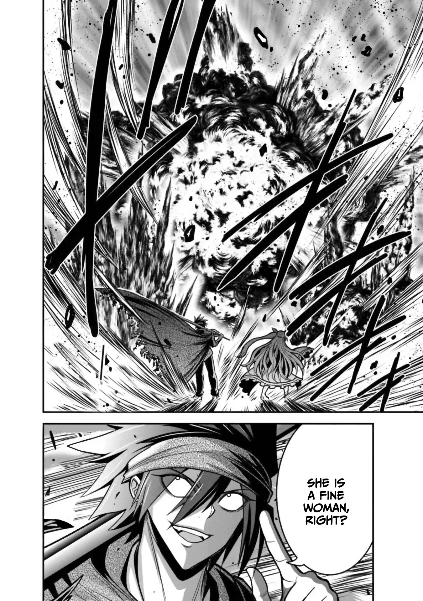 Kujibiki Tokushou Musou Harem-ken Chapter 35 page 33 - Chapter 35: Mysterious power! A double slash and a purifying spell!